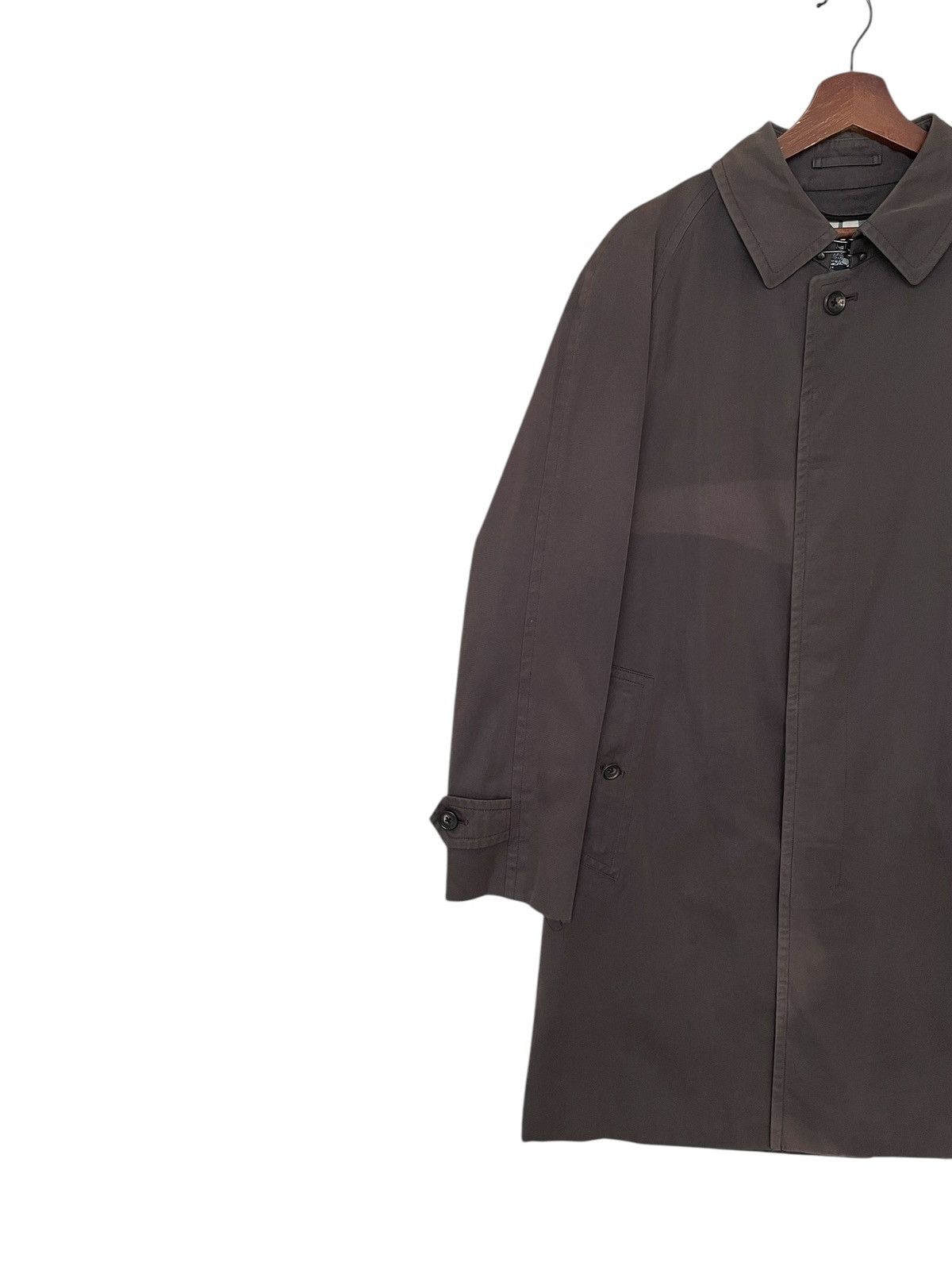 Burberry Vintage Brand Burberry Checkered Trench Coat 2000s Size US L / EU 52-54 / 3 - 4 Thumbnail