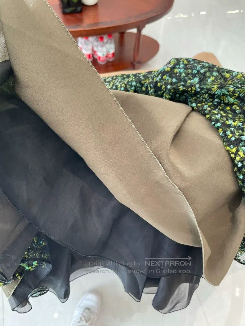 Fendi Fendi Green mulberry silk skirt Size 25" / US 0 / IT 36 - 7 Thumbnail
