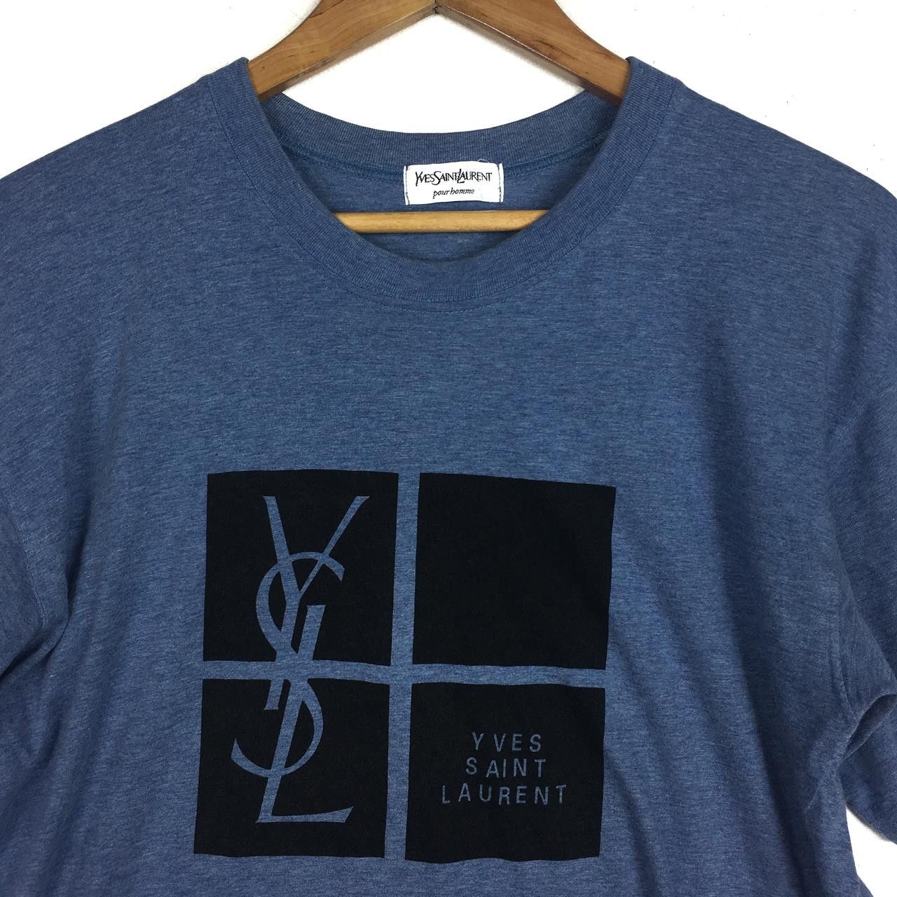 Yves Saint Laurent Vintage YVES SAINT LAURENT Paris YSL Pour Homme Spell Out Size M / US 6-8 / IT 42-44 - 2 Thumbnail