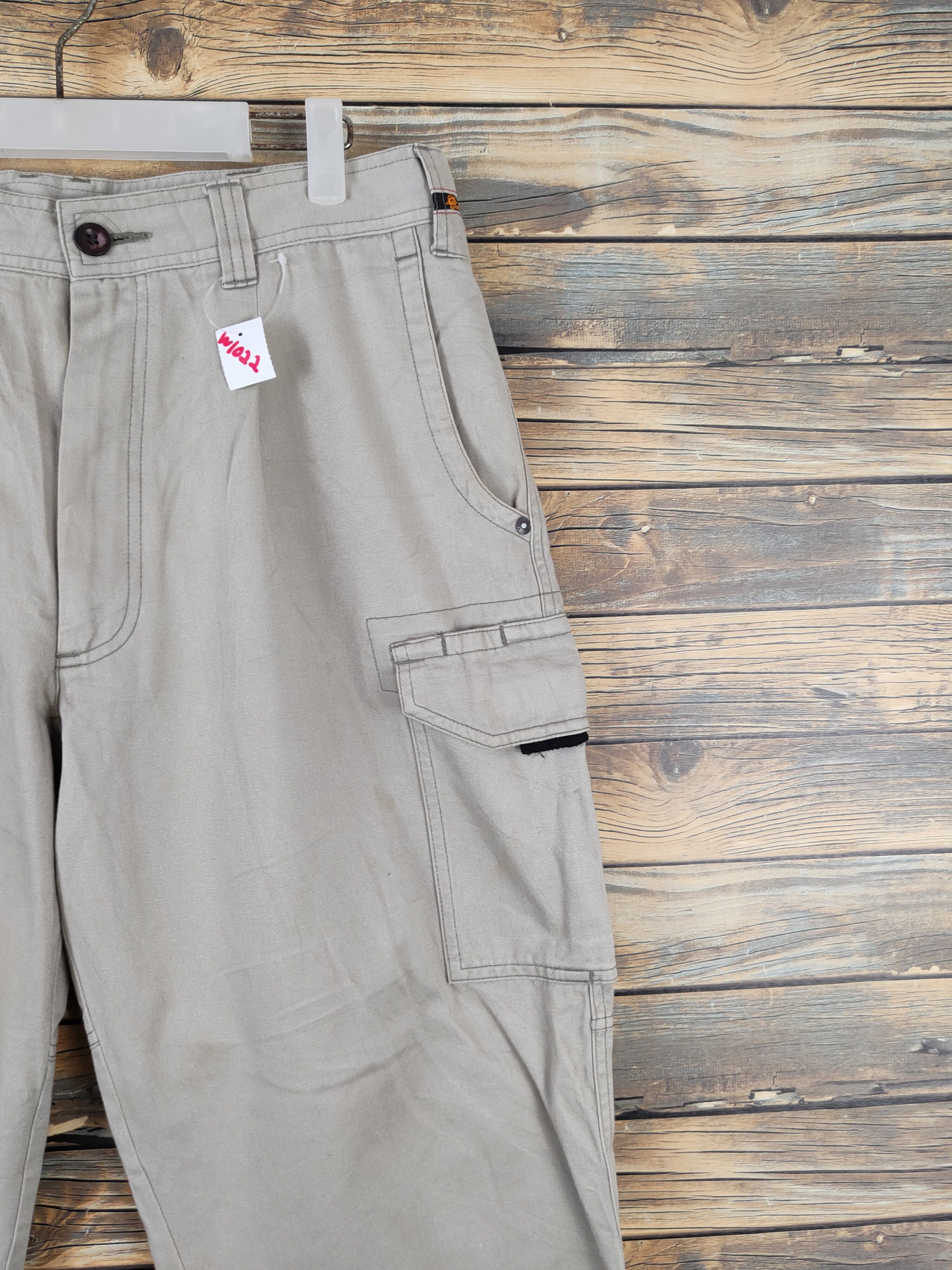 Japanese Brand Burtle Gray Multipocket Tactical Cargo Pants #W1022 Size US 34 / EU 50 - 5 Thumbnail