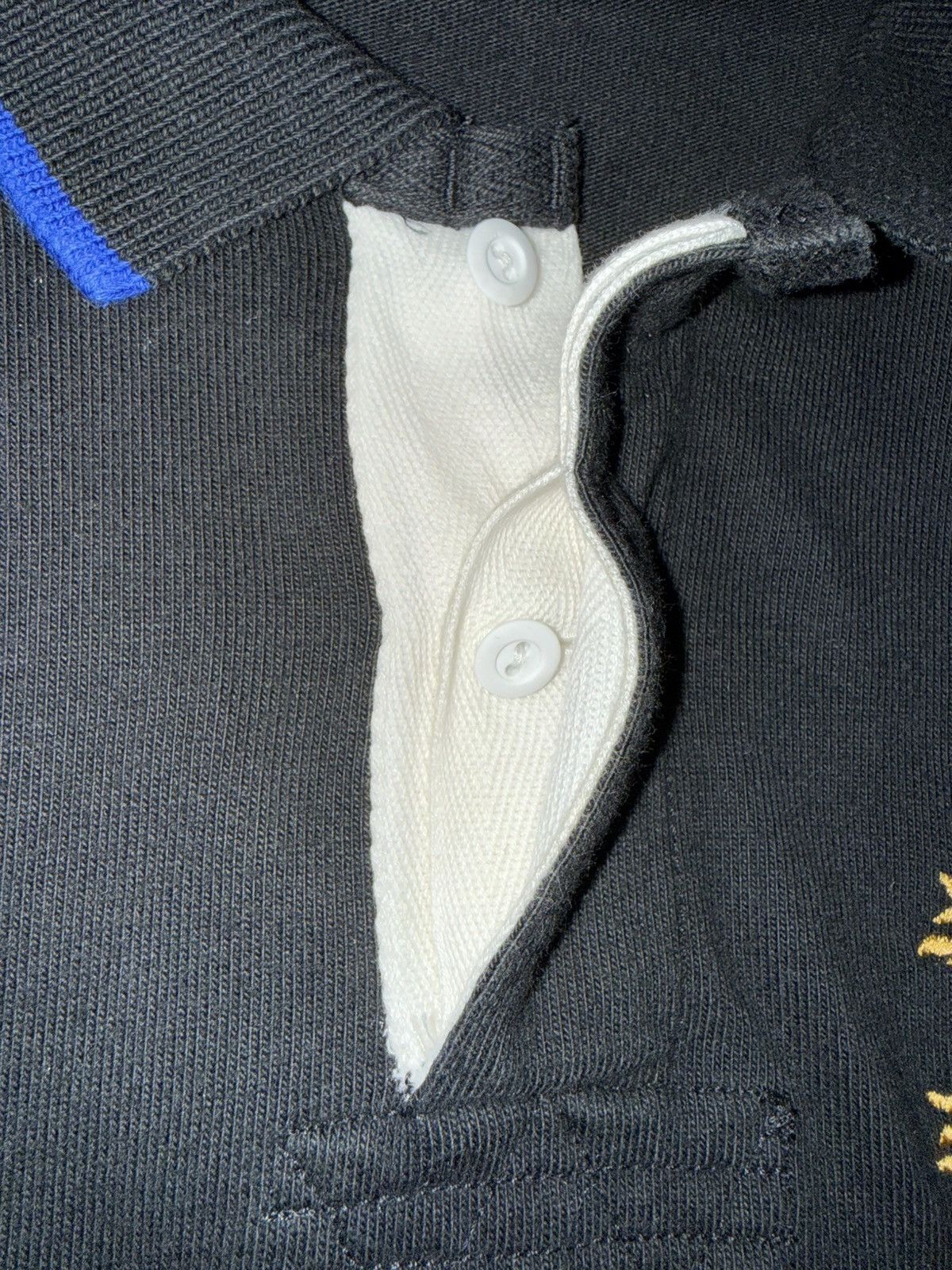 Polo Ralph Lauren Polo Ralph Lauren Black Crest Rugby Shirt XL Size US XL / EU 56 / 4 - 6 Thumbnail