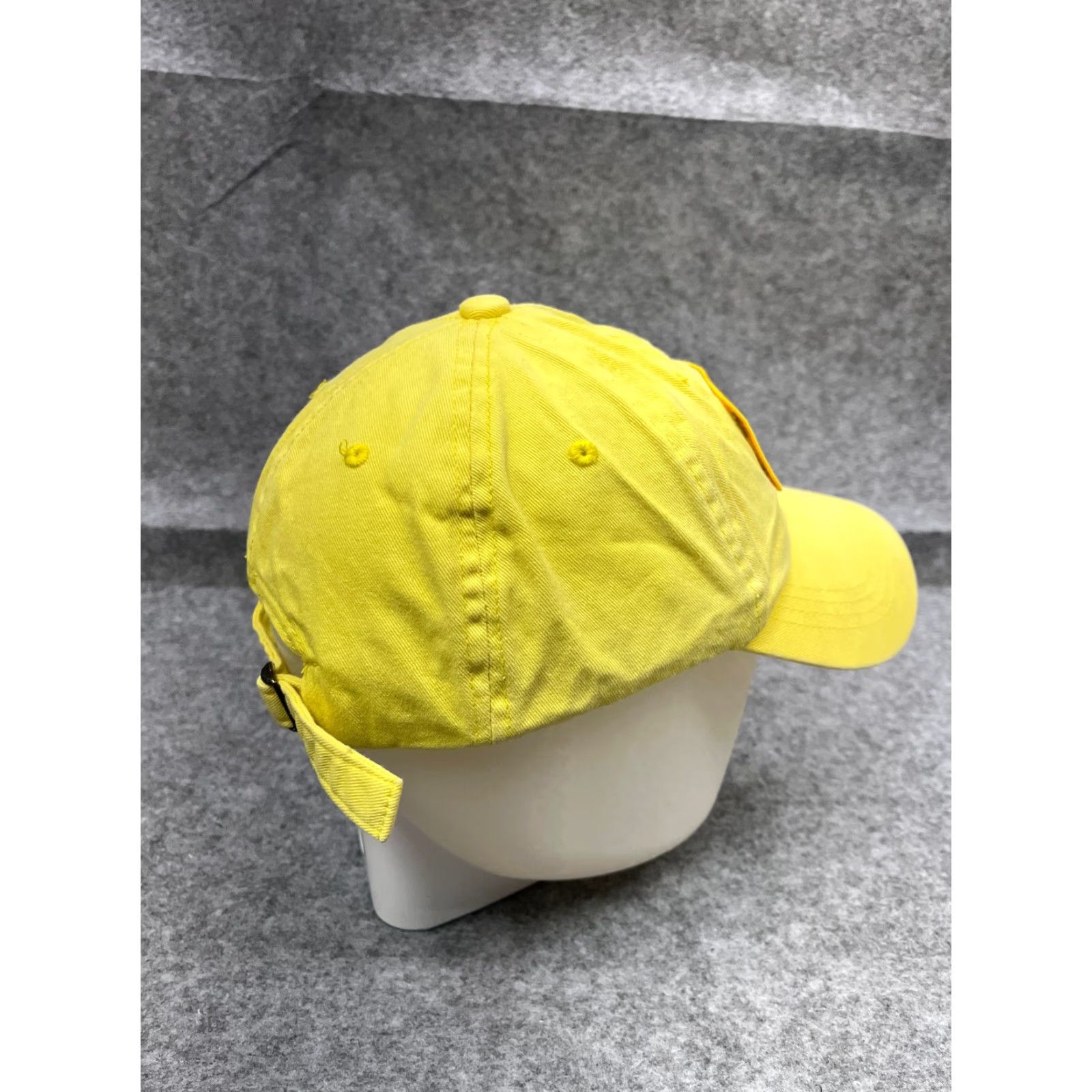 Vintage Dorfman Pacific Hat - Yellow Twill Baseball Cap - One Size - Men - Adjustable Strap Back - 100% Cotton - Bees Outdoor Theme Size ONE SIZE - 7 Thumbnail