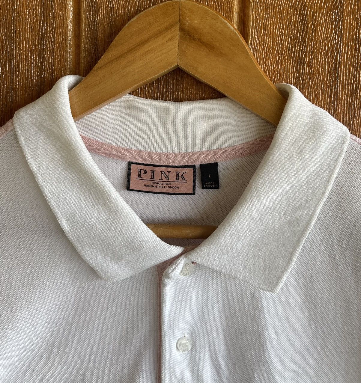 Thomas Pink Grail🔥THOMAS PINK🔥Jermyn Street London Polo Tee Size US L / EU 52-54 / 3 - 10 Thumbnail