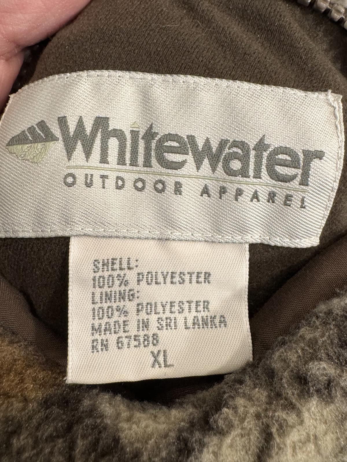 Designer Whitewater Scent Wind Blocker Fleece Camo Jacket Reversible Size US XL / EU 56 / 4 - 12 Thumbnail