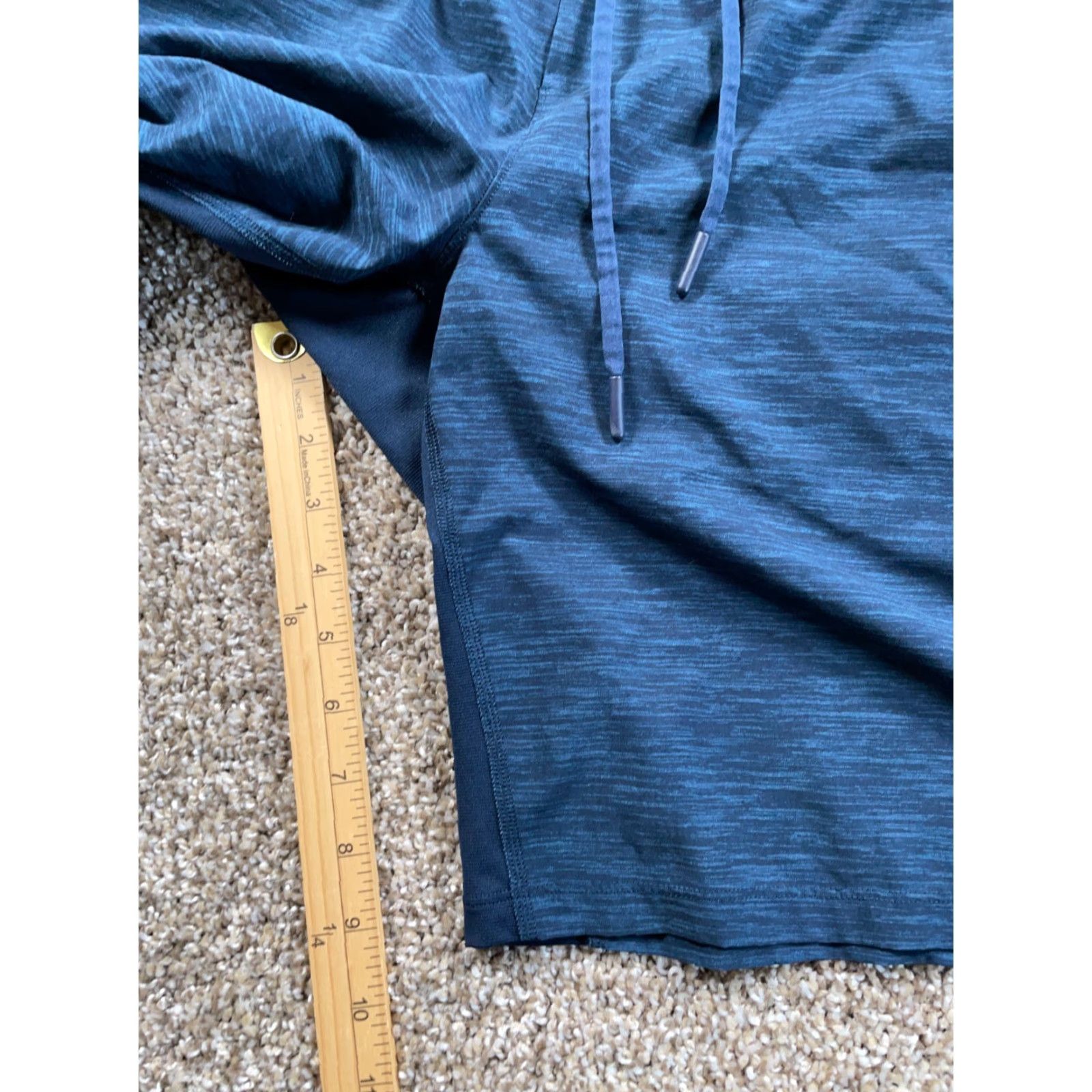 Lululemon VINTAGE Lululemon T.H.E. Short Lined Men's Large Blue 9" Inseam Drawstring Pockets LM7AS Size US 32 / EU 48 - 6 Thumbnail