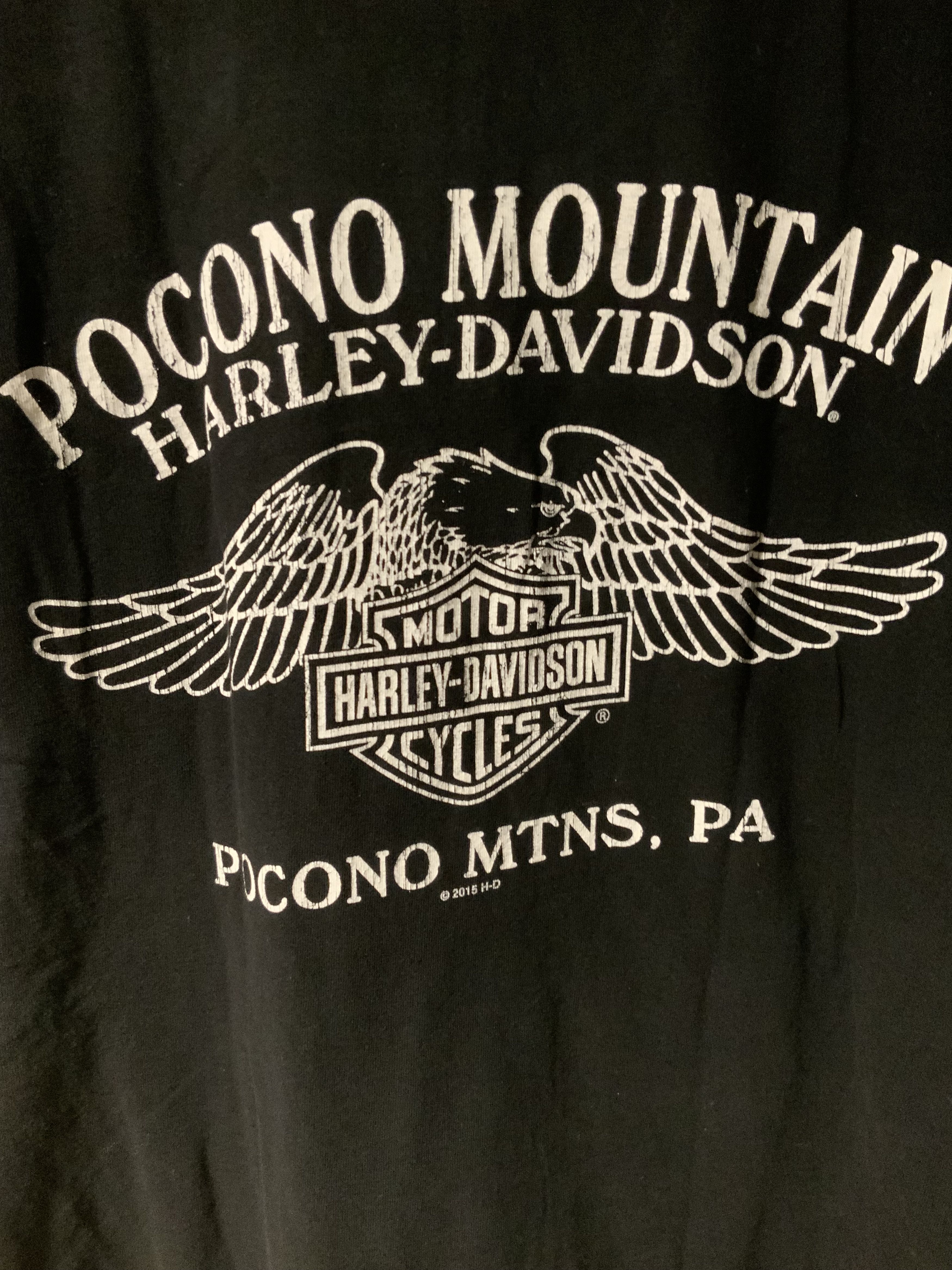 Harley Davidson × Vintage Vintage 2015 Harley Davidson Motorcycle Sleeveless T-shirt Size US L / EU 52-54 / 3 - 8 Thumbnail
