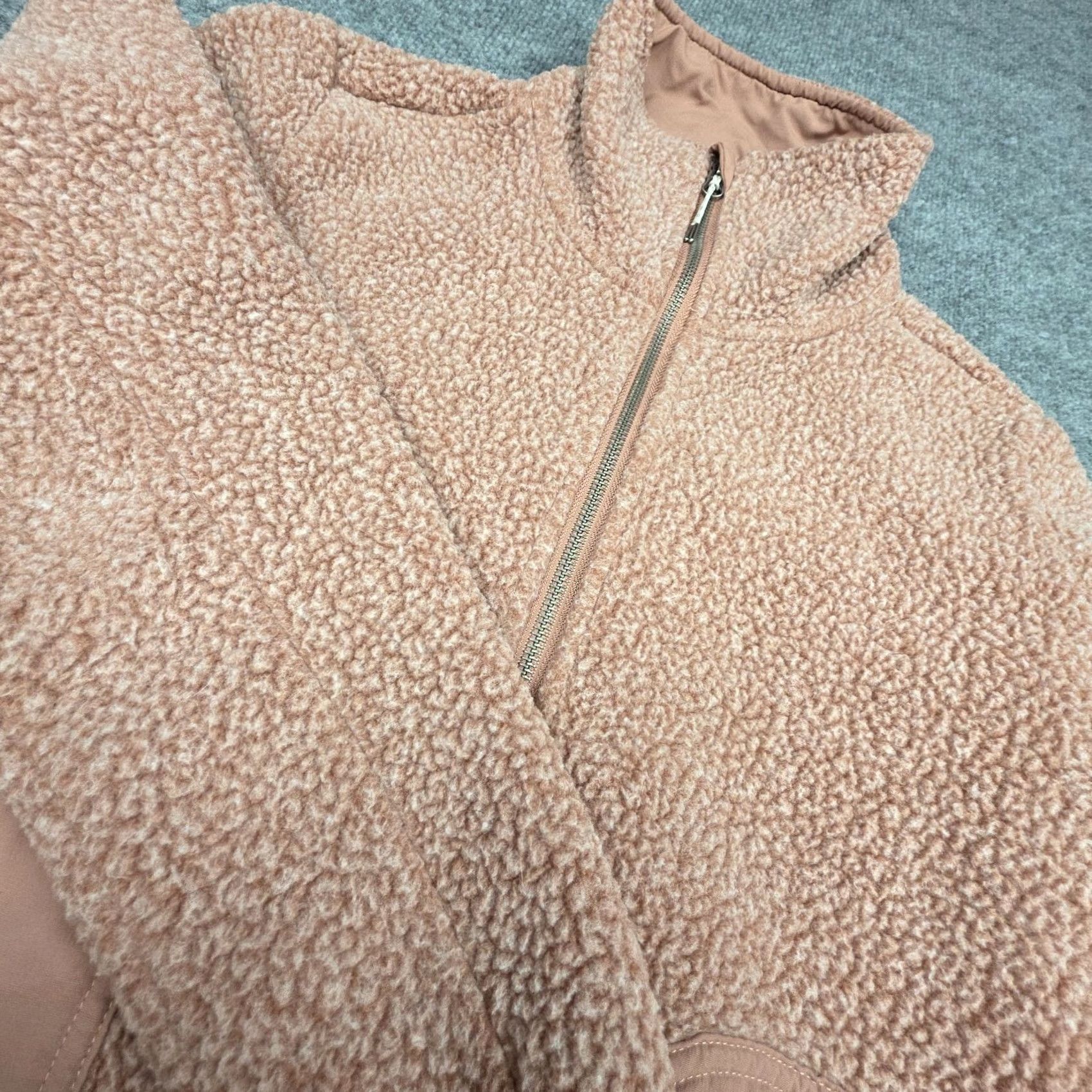 Vuori Vuori Womens XS Pink Fleece Jacket Full Zip Cozy Outdoor Alpine Sherpa VW516 Size XS / US 0-2 / IT 36-38 - 3 Thumbnail