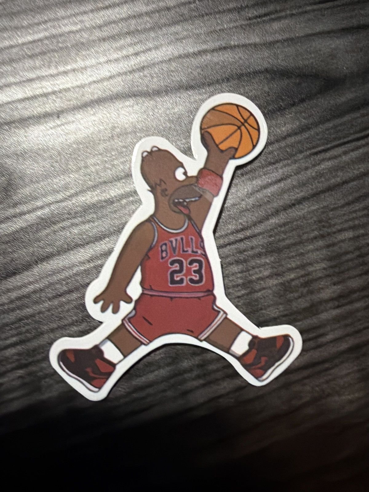Jordan Brand Jordan Homer Simpson Chicago Bulls Jumpman Sticker Size ONE SIZE - 1 Thumbnail