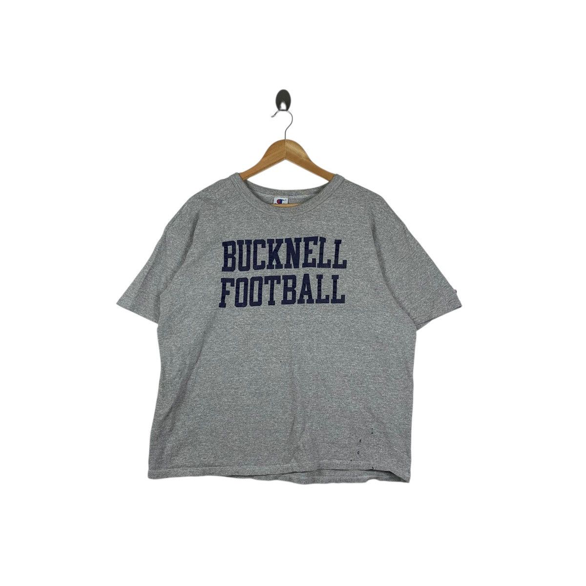 Champion Vintage CHAMPION x BUCKNELL FOOTBALL Boxy Tee Shirt Top Size XL / US 12-14 / IT 48-50 - 1 Thumbnail