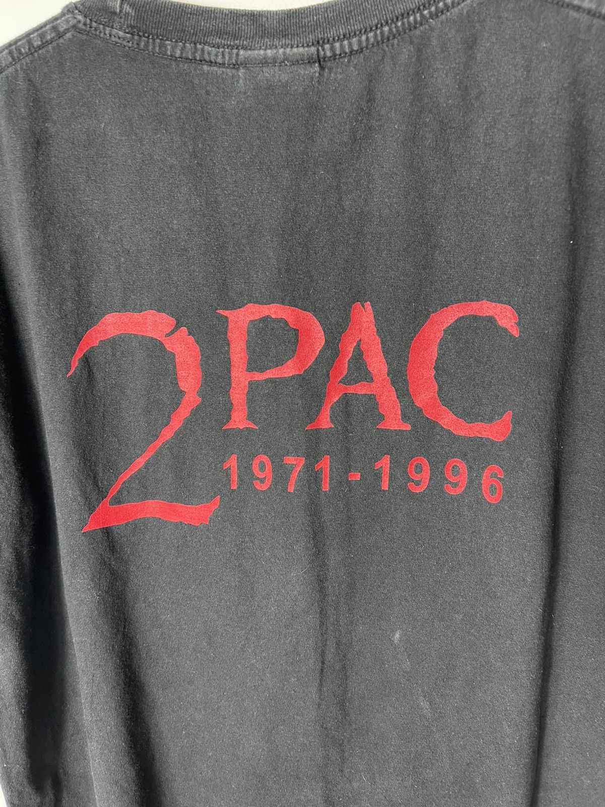 Band Tees Vintage very rare 2pac Tupac Shakur Out On Ball Band T-shirt Size US L / EU 52-54 / 3 - 7 Thumbnail