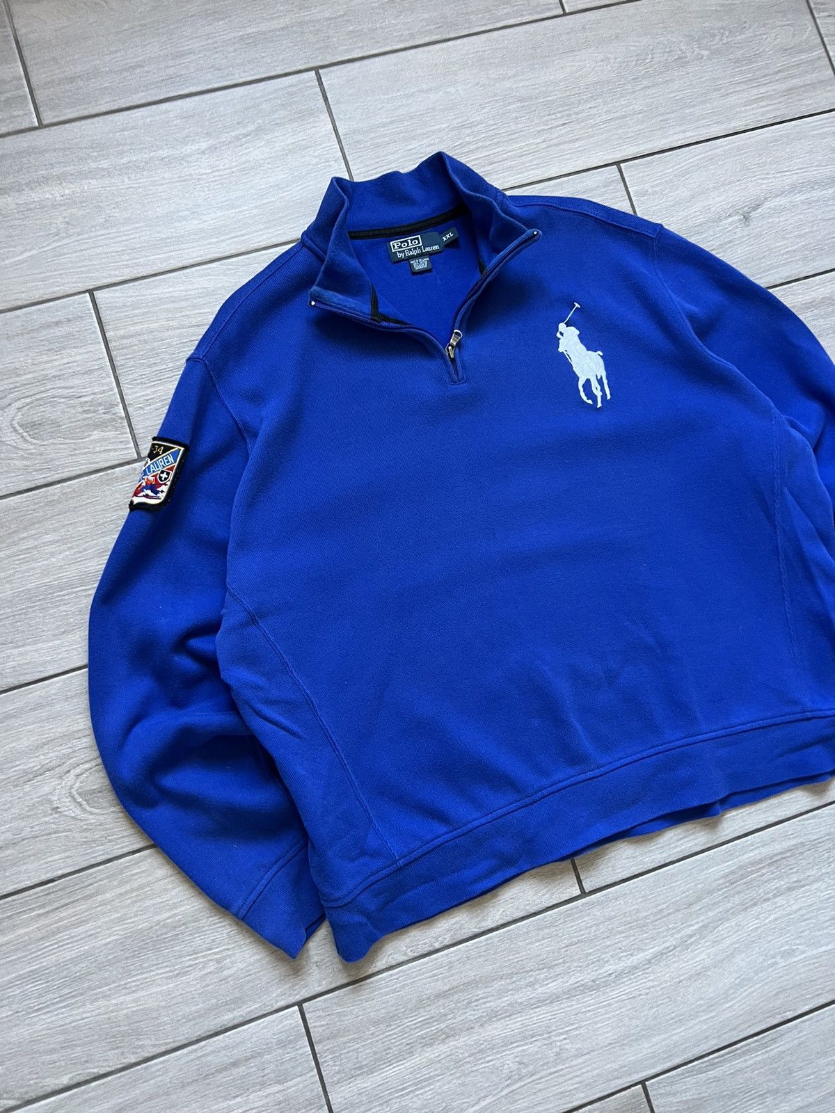 Polo Ralph Lauren Vintage Y2K polo Ralph Lauren Ski Pony 1/4 Zip Sweatshirt Size US XXL / EU 58 / 5 - 5 Thumbnail