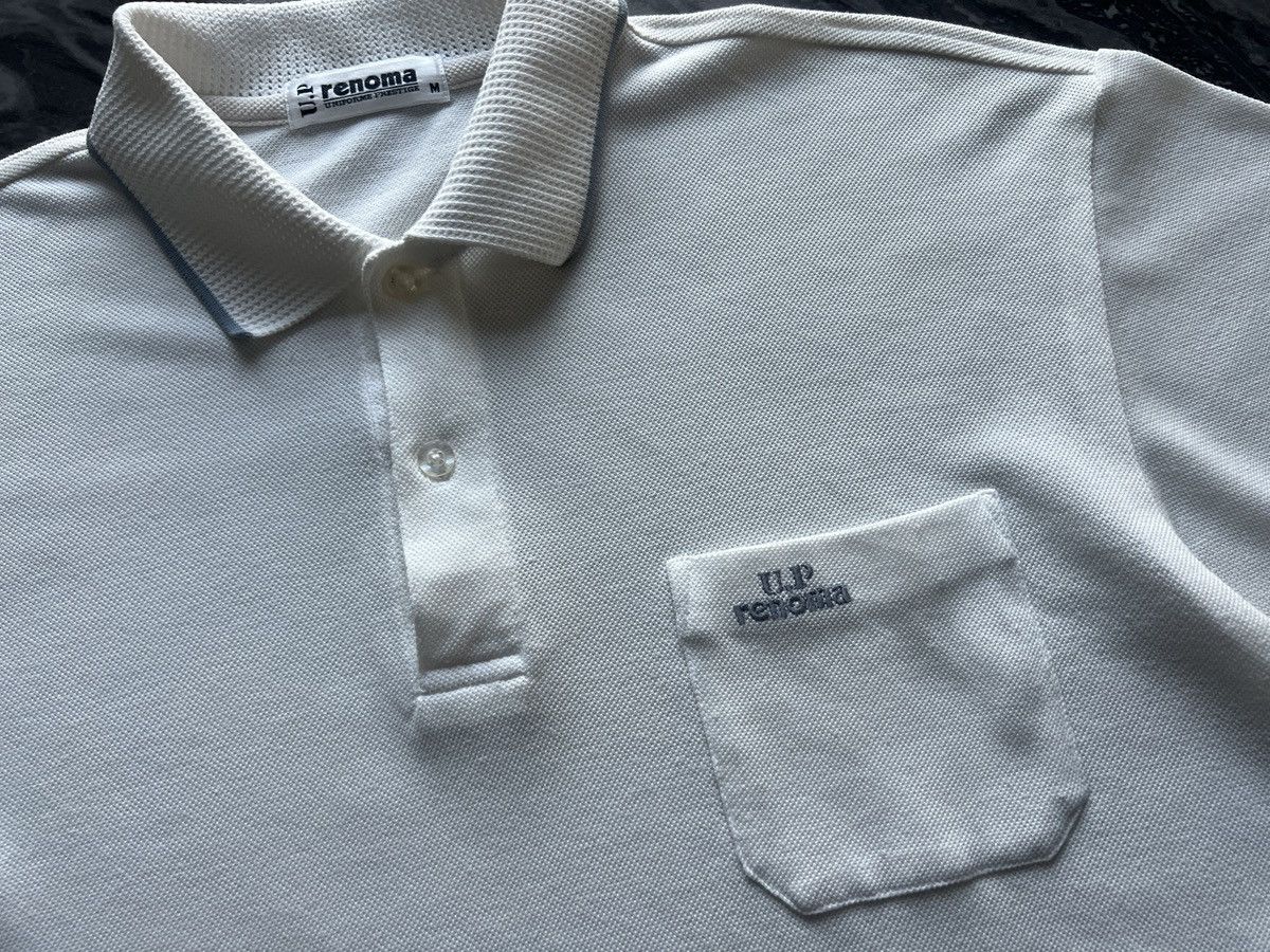 Renoma Renoma : U.P White Thin Polo Fabric Size US M / EU 48-50 / 2 - 3 Thumbnail