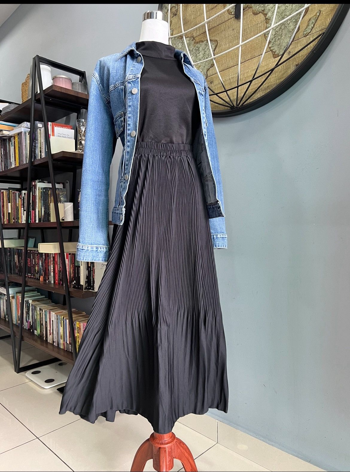 Other Women’s Cotton Polyester Midi Skirt – Casual & Elegant Size 36" / US 14 / IT 50 - 3 Thumbnail