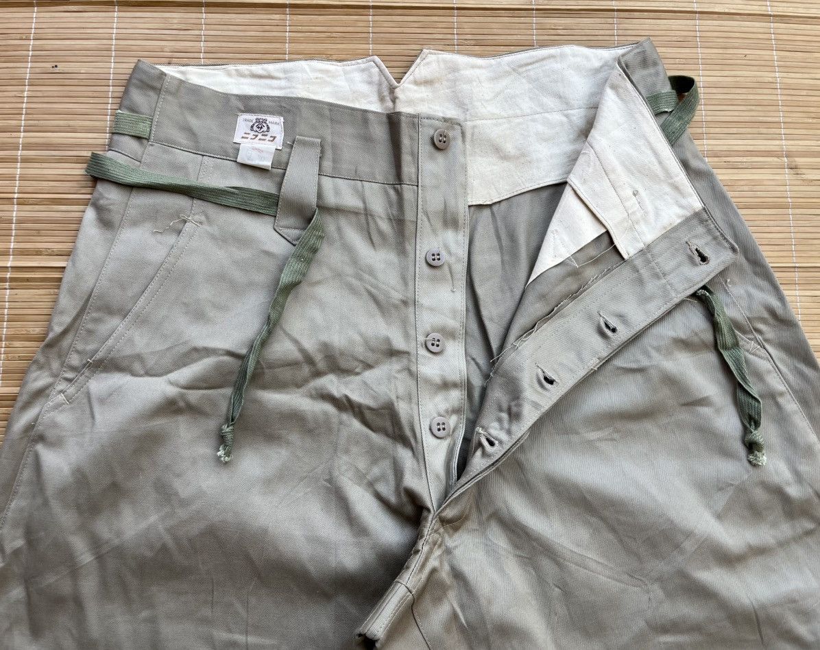 Vintage Vtg 60s Japanese work pants inspired IJA 40s riding pants Size US 35 - 3 Thumbnail