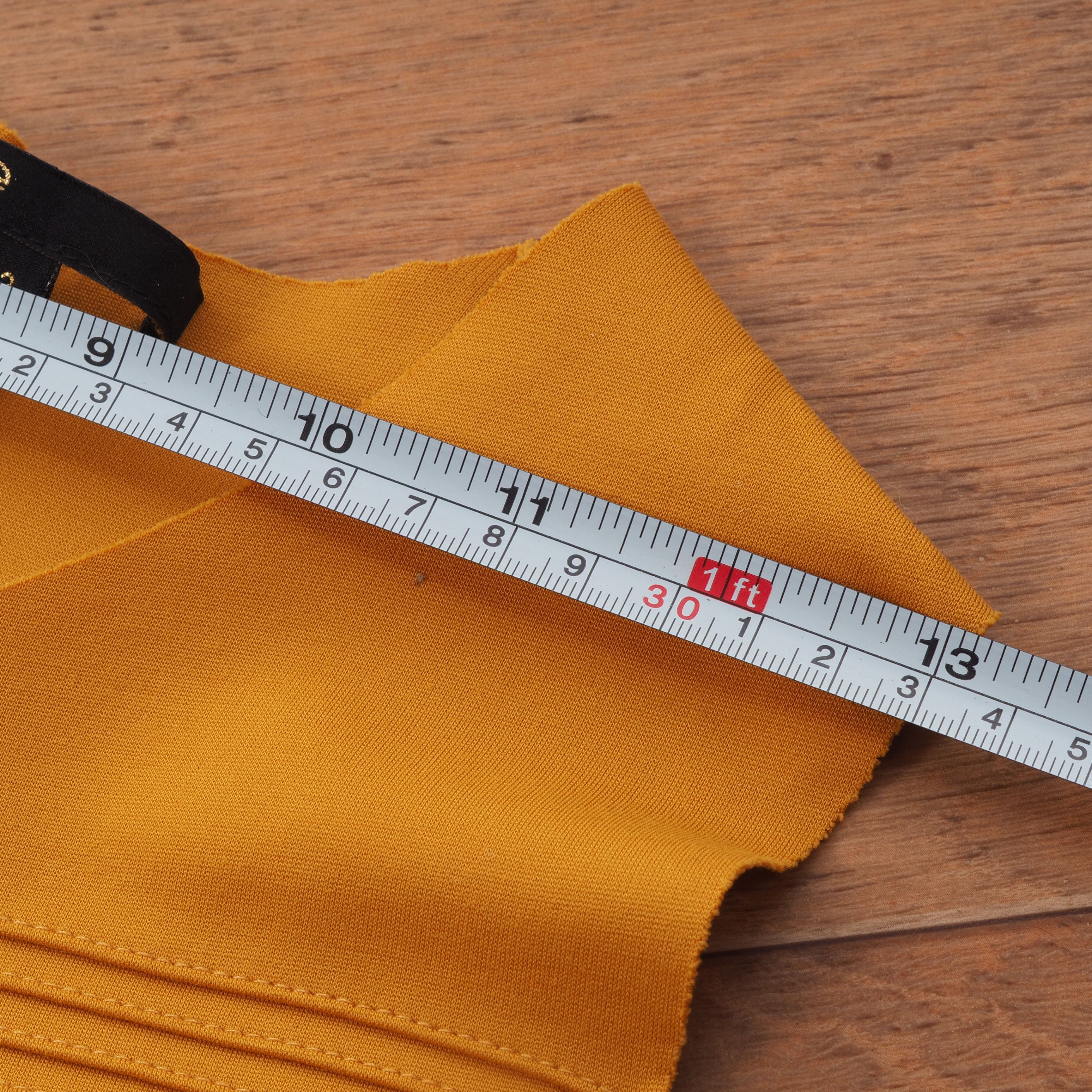 Maje Maje Madison Yellow Pleated Stretch Crepe Jersey Dress Size M / US 6-8 / IT 42-44 - 8 Thumbnail