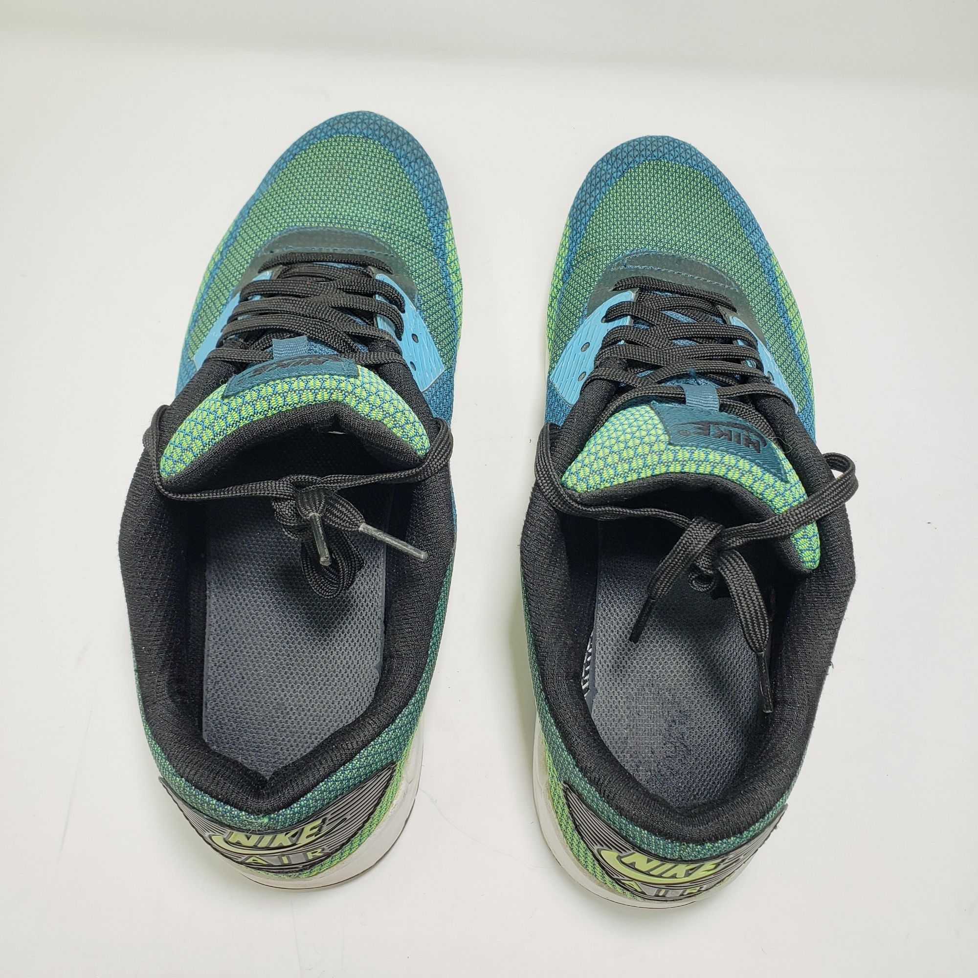 Nike Nike Air Max 2013 Sneakers Blue/Green Mesh Low-Top Athletic Size US 10.5 / EU 43-44 - 8 Thumbnail