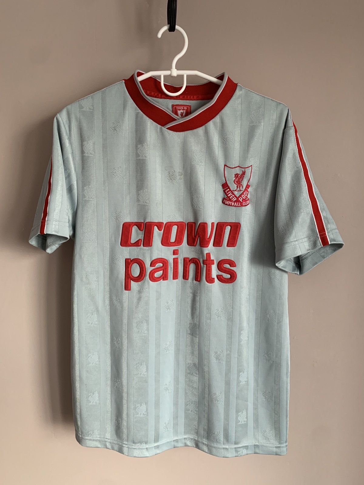 Vintage Liverpool 1987 1988 away soccer jersey Retro Style Soccer M Size US M / EU 48-50 / 2 - 1 Thumbnail