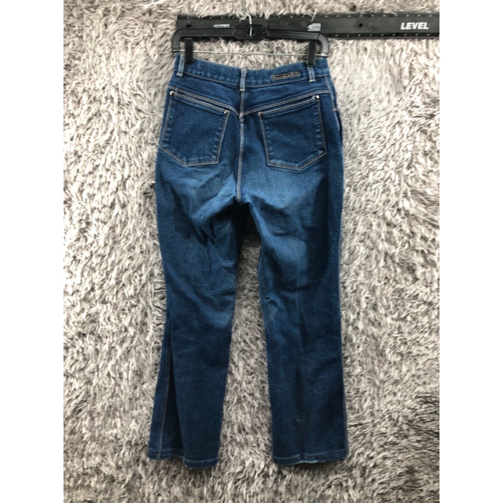 Gloria Vanderbilt Gloria Vanderbilt Jeans Size 10 Womens Medium Wash Blue Denim 5-Pocket Straight Regular Rise Belt Loops Cotton Size 32" / US 10 / IT 46 - 5 Thumbnail