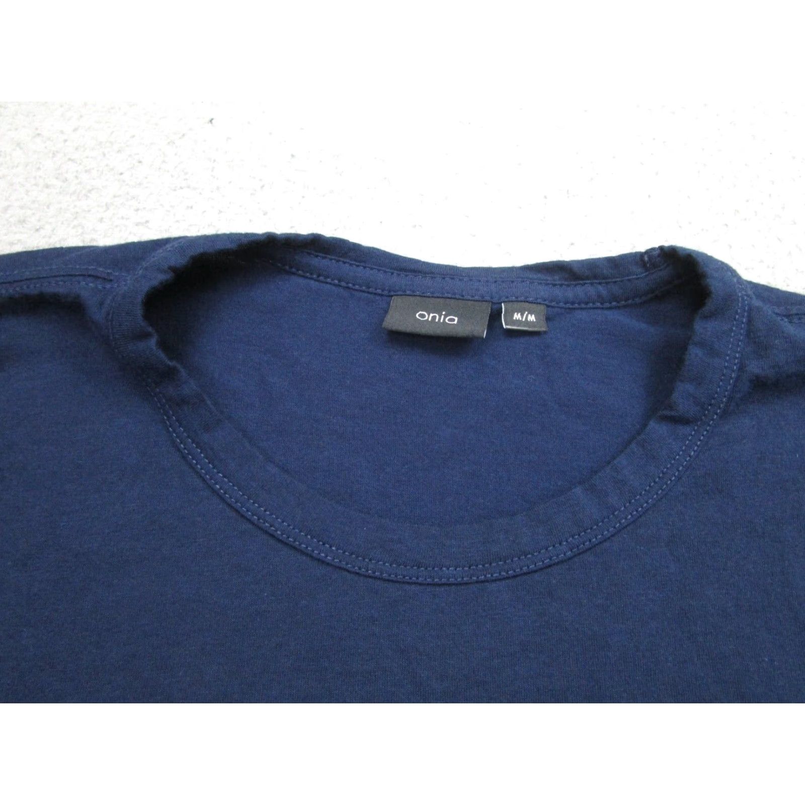 Onia Onia Blue Pink Stripe Short Sleeve Crew Neck Mens Medium T-Shirt Size US M / EU 48-50 / 2 - 4 Thumbnail