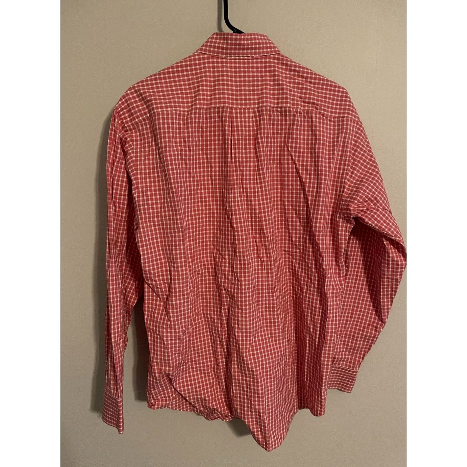 Vineyard Vines Vineyard Vines Red Gingham Check Button Up Shirt Men's Medium M L/S Murray Size US M / EU 48-50 / 2 - 4 Thumbnail