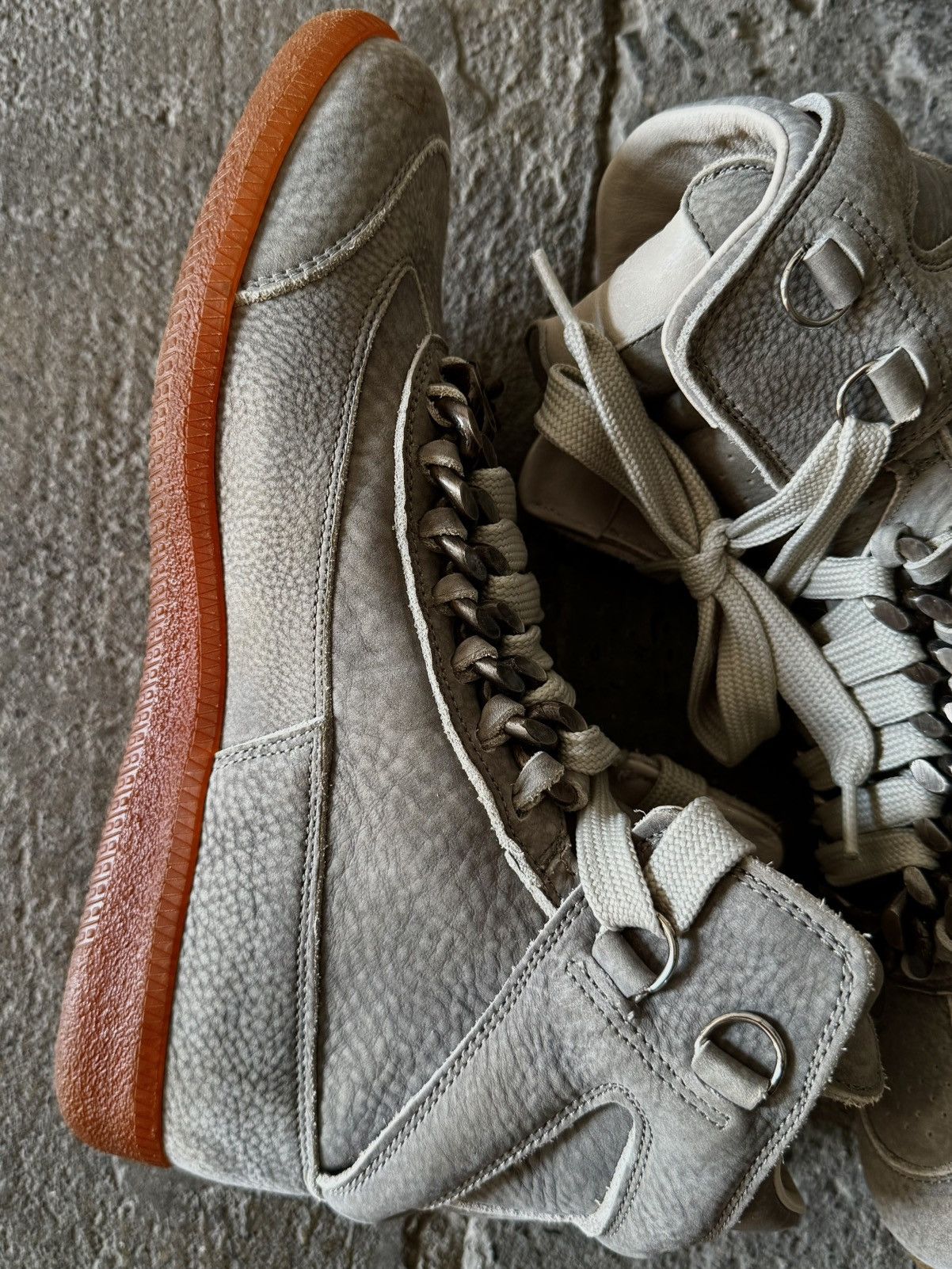 Maison Margiela Maison Margiela - FW11 - Bulldog Chain High Top Sneaker Size US 8 / EU 41 - 11 Thumbnail