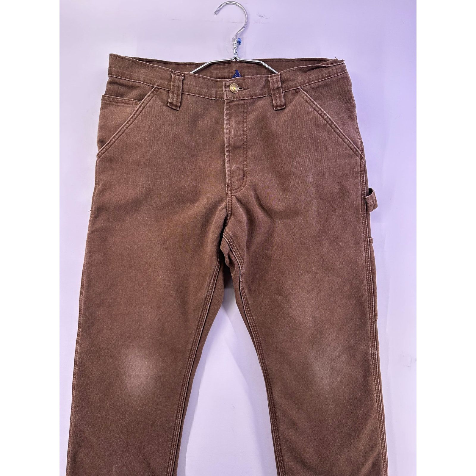 Wrangler Wrangler Rugged Wear Cargo Insulated Brown Jeans Size 33x34 Size US 33 - 4 Thumbnail
