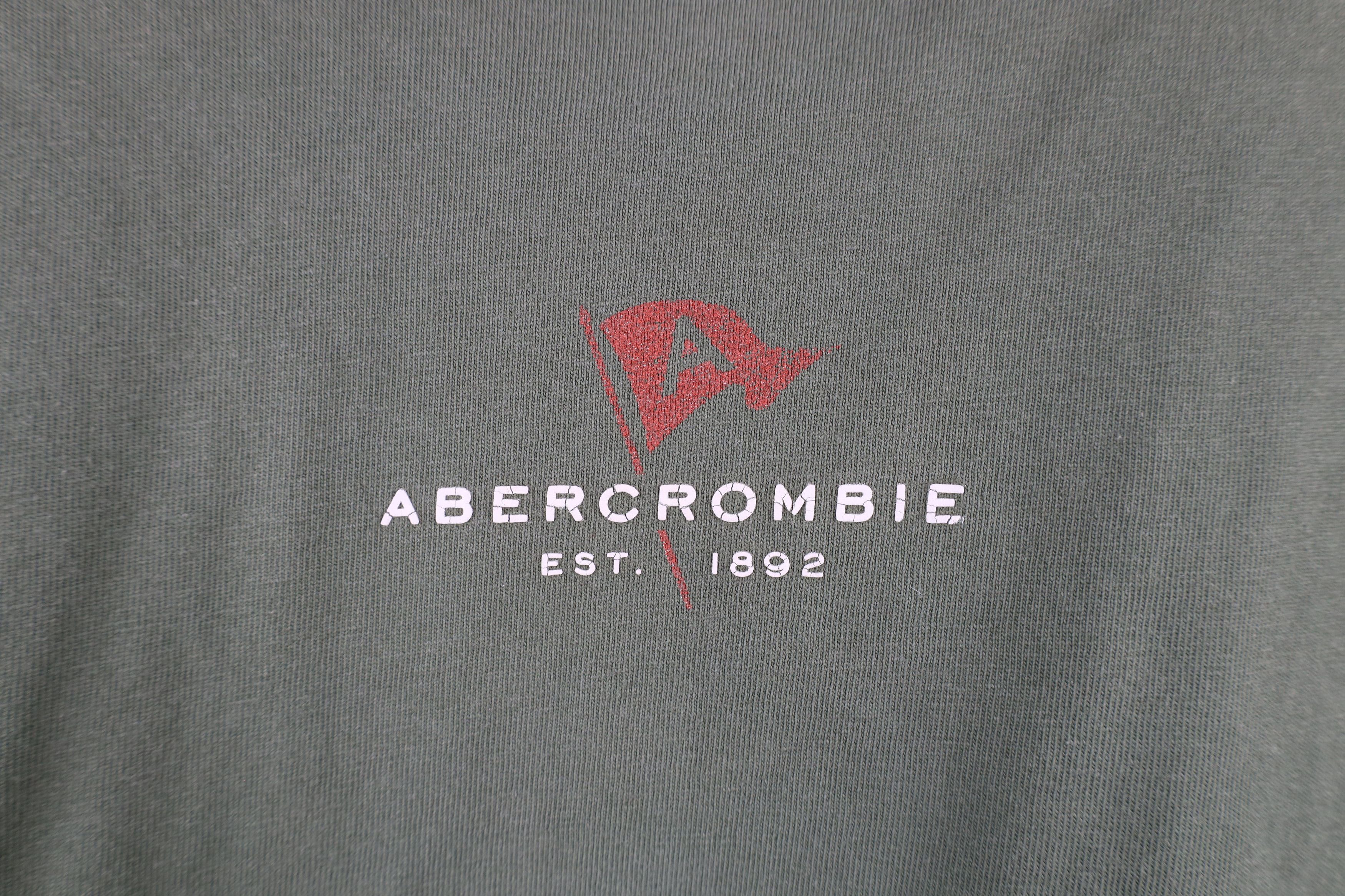Abercrombie & Fitch × Vintage Vintage 90s Abercrombie & Fitch Long Sleeve T-Shirt Green Size US L / EU 52-54 / 3 - 5 Thumbnail