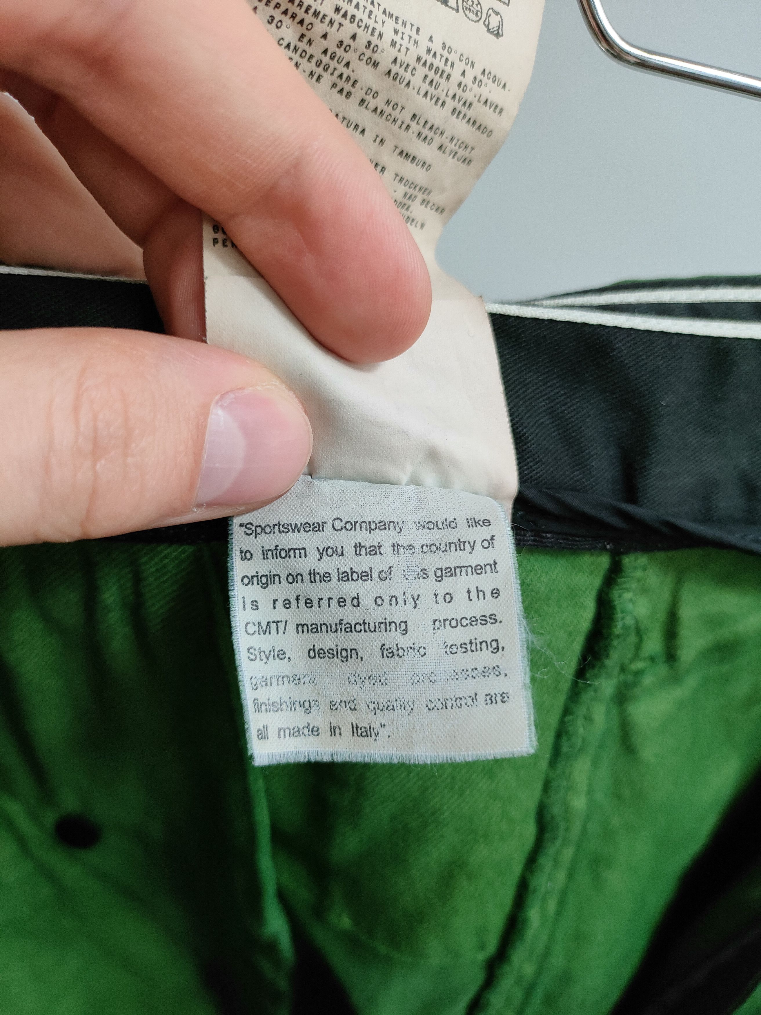 Stone Island A/W 2008 Stone Island green chino pants Size US 36 / EU 52 - 11 Thumbnail