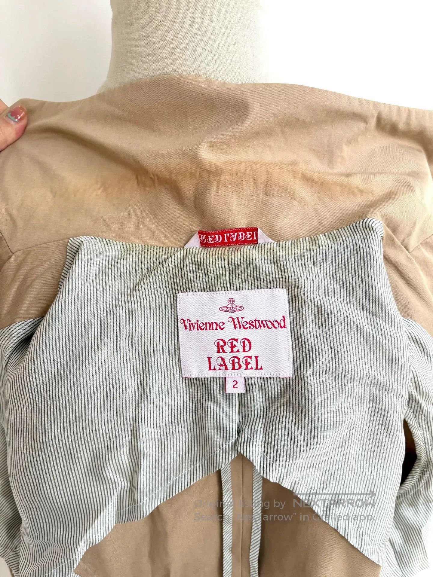 Vivienne Westwood vivienne westwood heart collar khaki trench coat. Size XL / US 12-14 / IT 48-50 - 6 Thumbnail