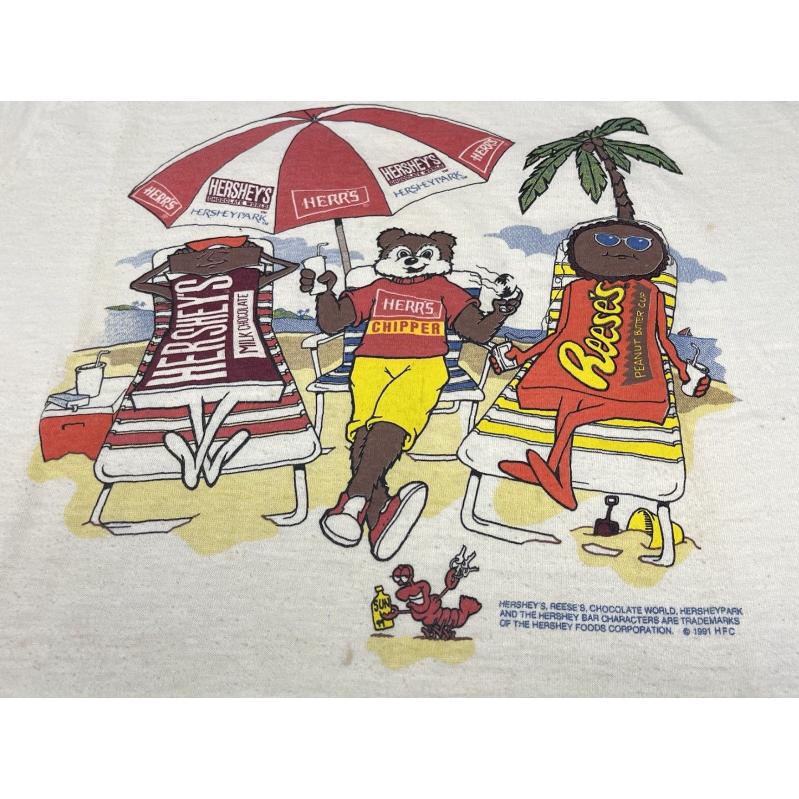 CHOCOOLATE VINTAGE Hershey Chocolate T-Shirt Skull? Size US S / EU 44-46 / 1 - 4 Thumbnail