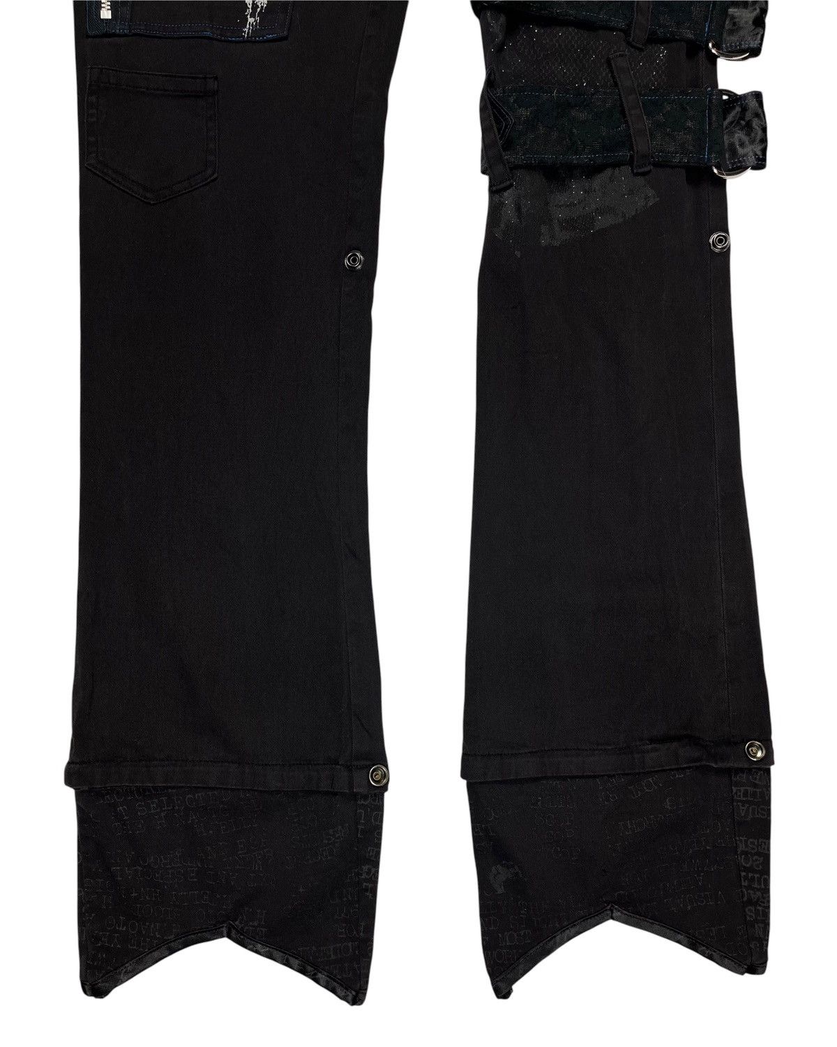 Japanese Brand 2000s h. Anarchy Typewriter Bondage Pants Size US 31 - 5 Thumbnail