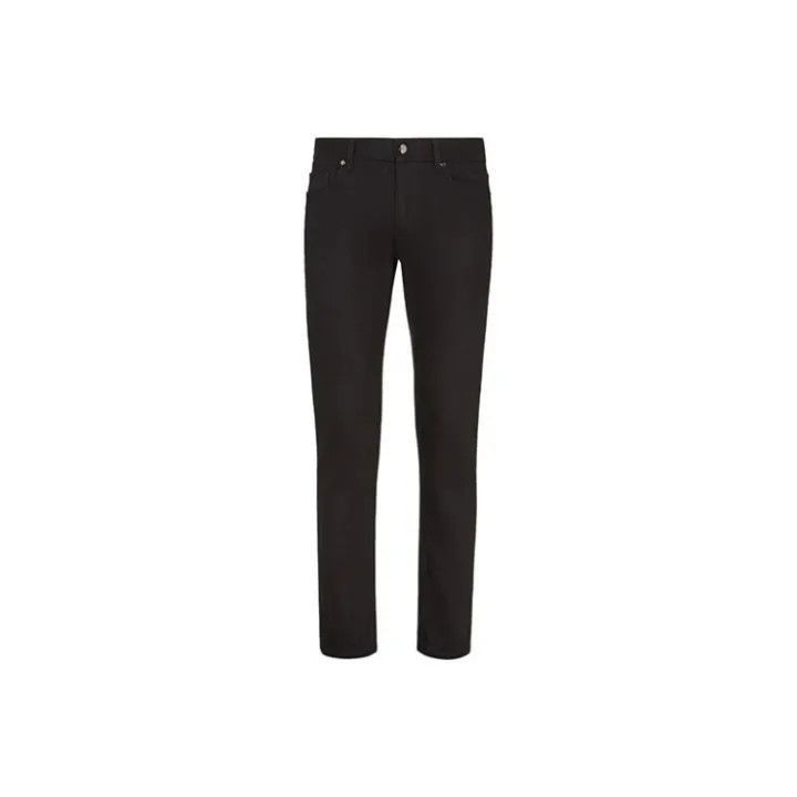 Fendi Fendi FW21 Slim Fit Jeans for Men Black -2507 Size US 30 / EU 46 - 1 Thumbnail