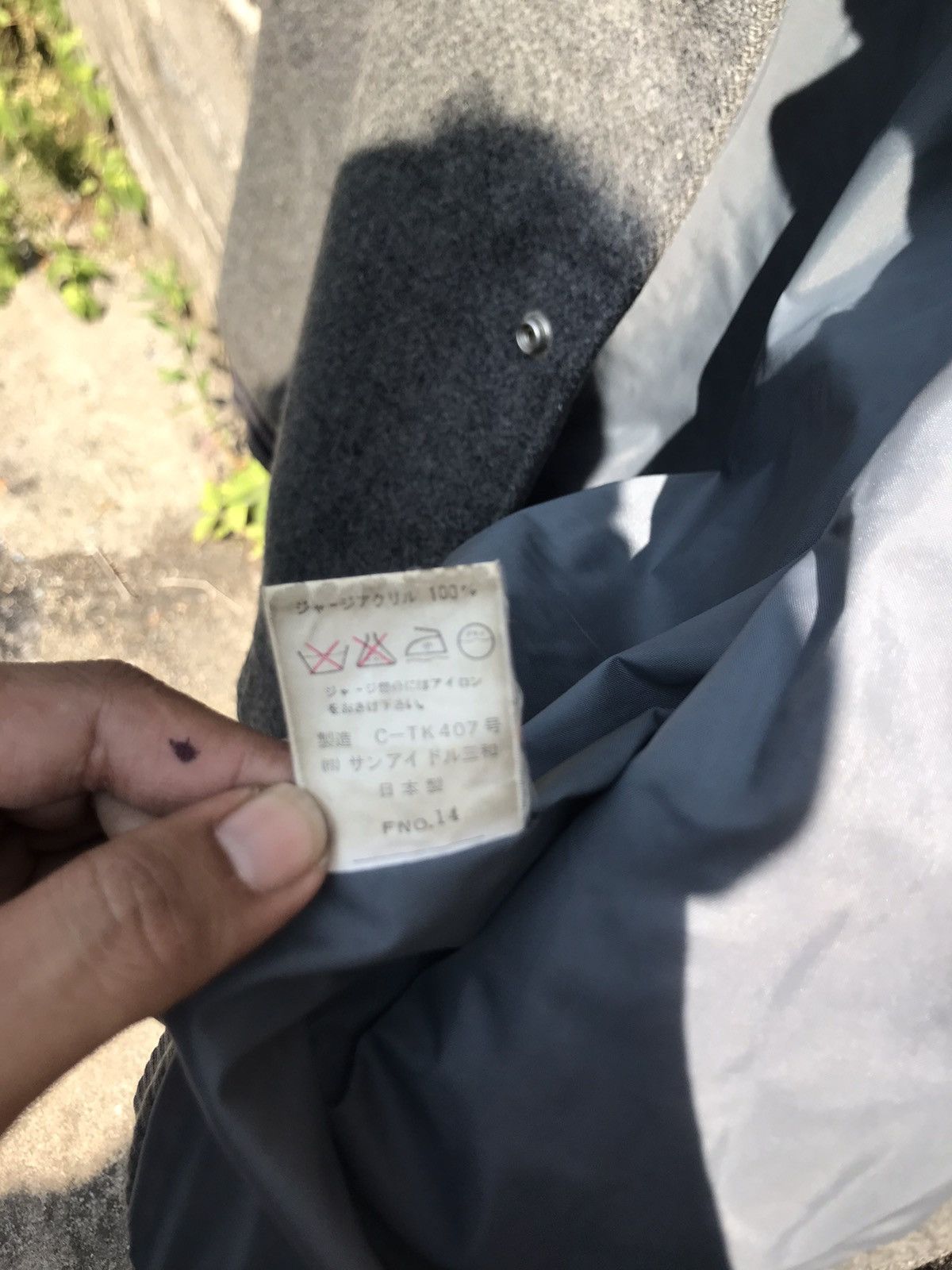 Japanese Brand × Vintage 🔥Vintage Debordal Grey Wool Varsity Jacket Size US L / EU 52-54 / 3 - 8 Thumbnail