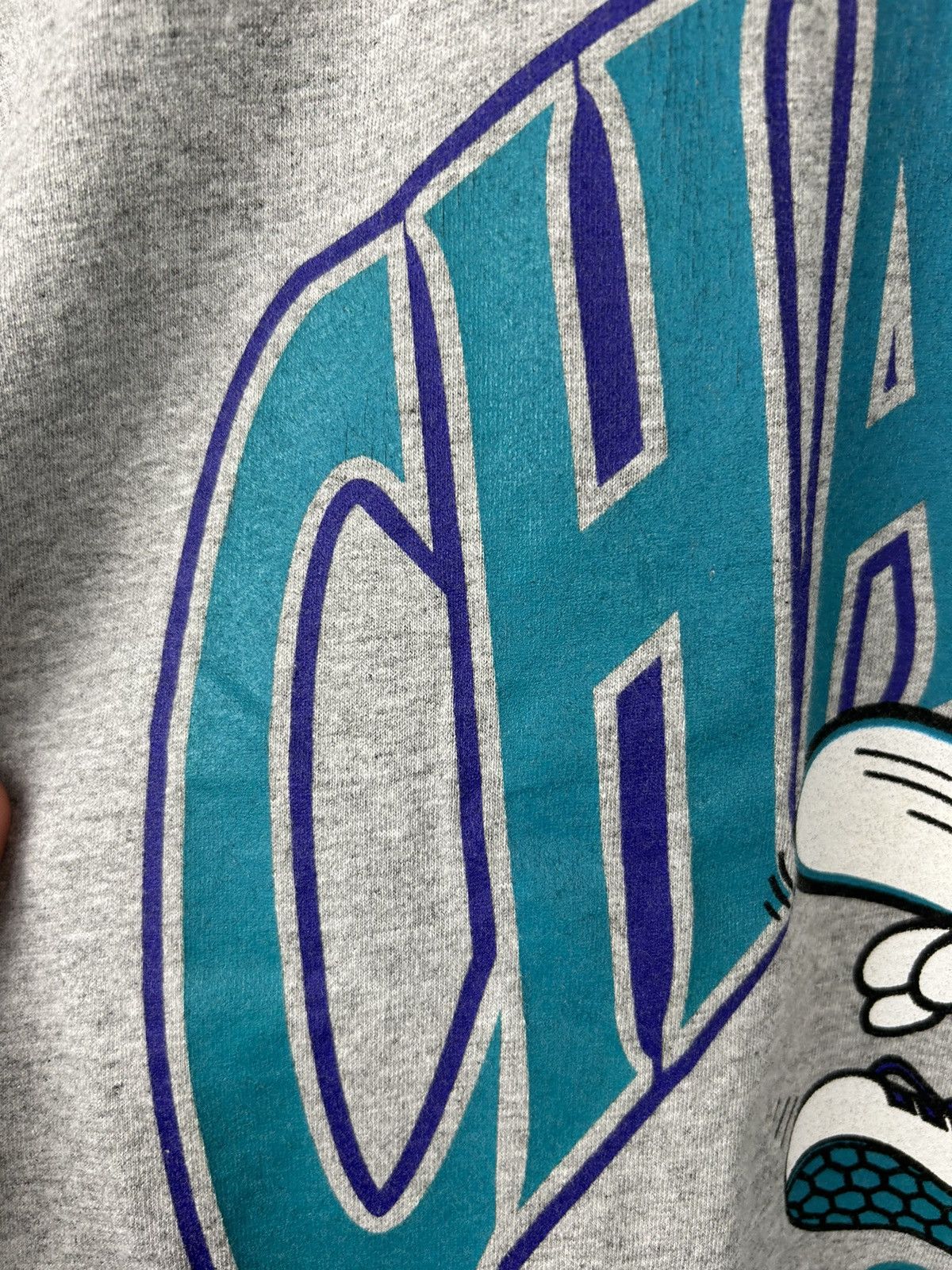 Vintage Vintage 90s Charlotte Hornets Basketball Tee Rare Size US XL / EU 56 / 4 - 10 Thumbnail