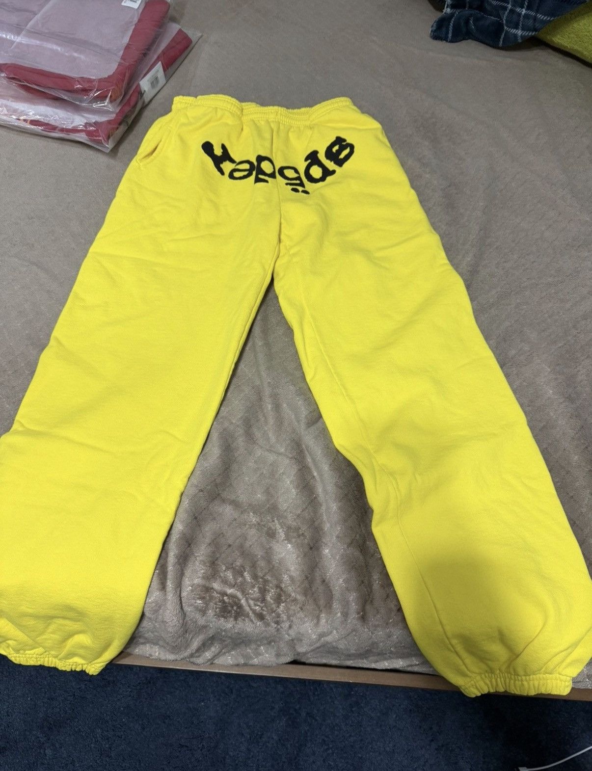 Sp5der sp5der yellow legacy bundle hoodie and pants Size US M / EU 48-50 / 2 - 2 Thumbnail