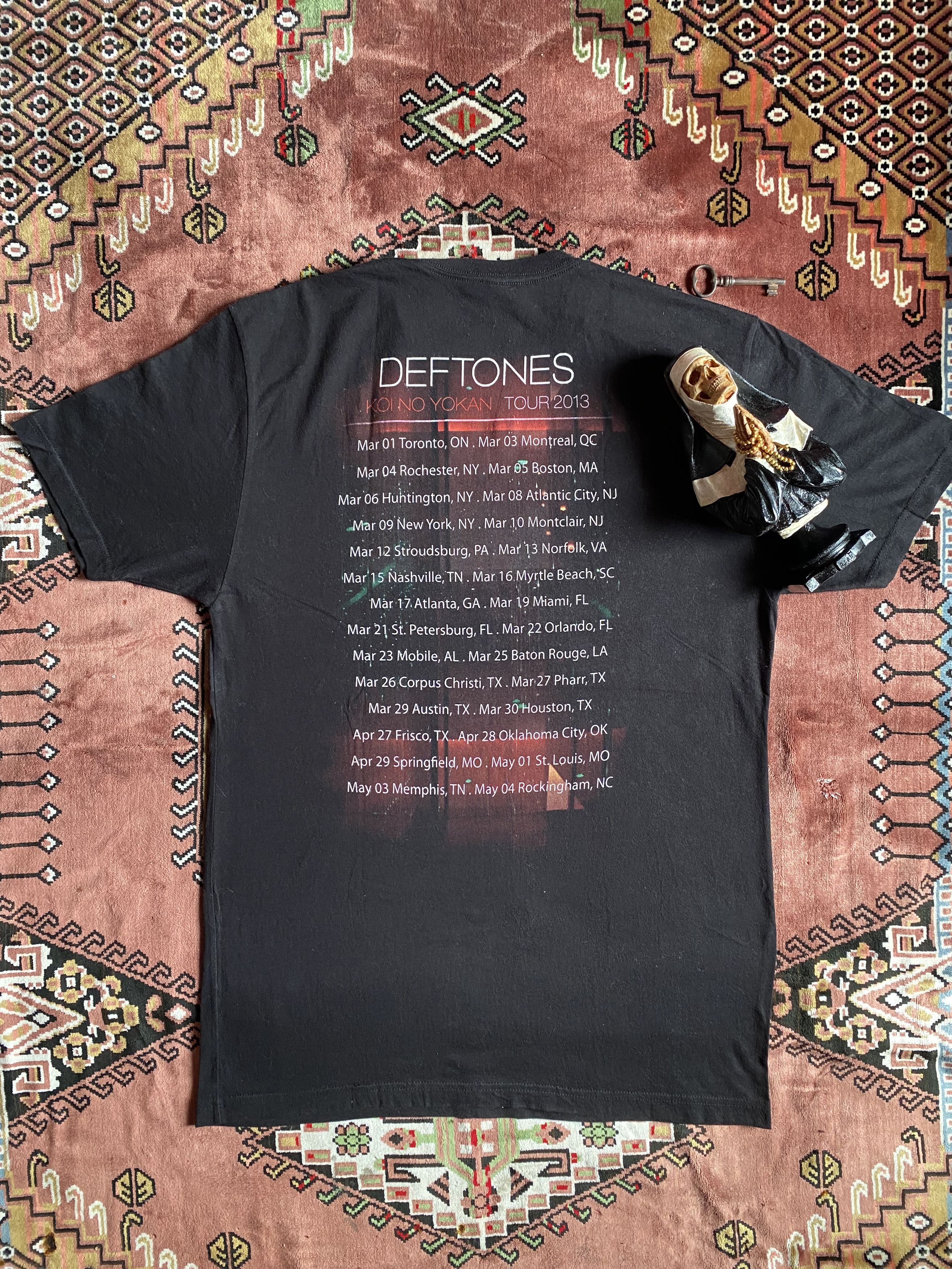 Band Tees Deftones Koi No Yokan 2013 Tour Band Tee Size US L / EU 52-54 / 3 - 4 Thumbnail