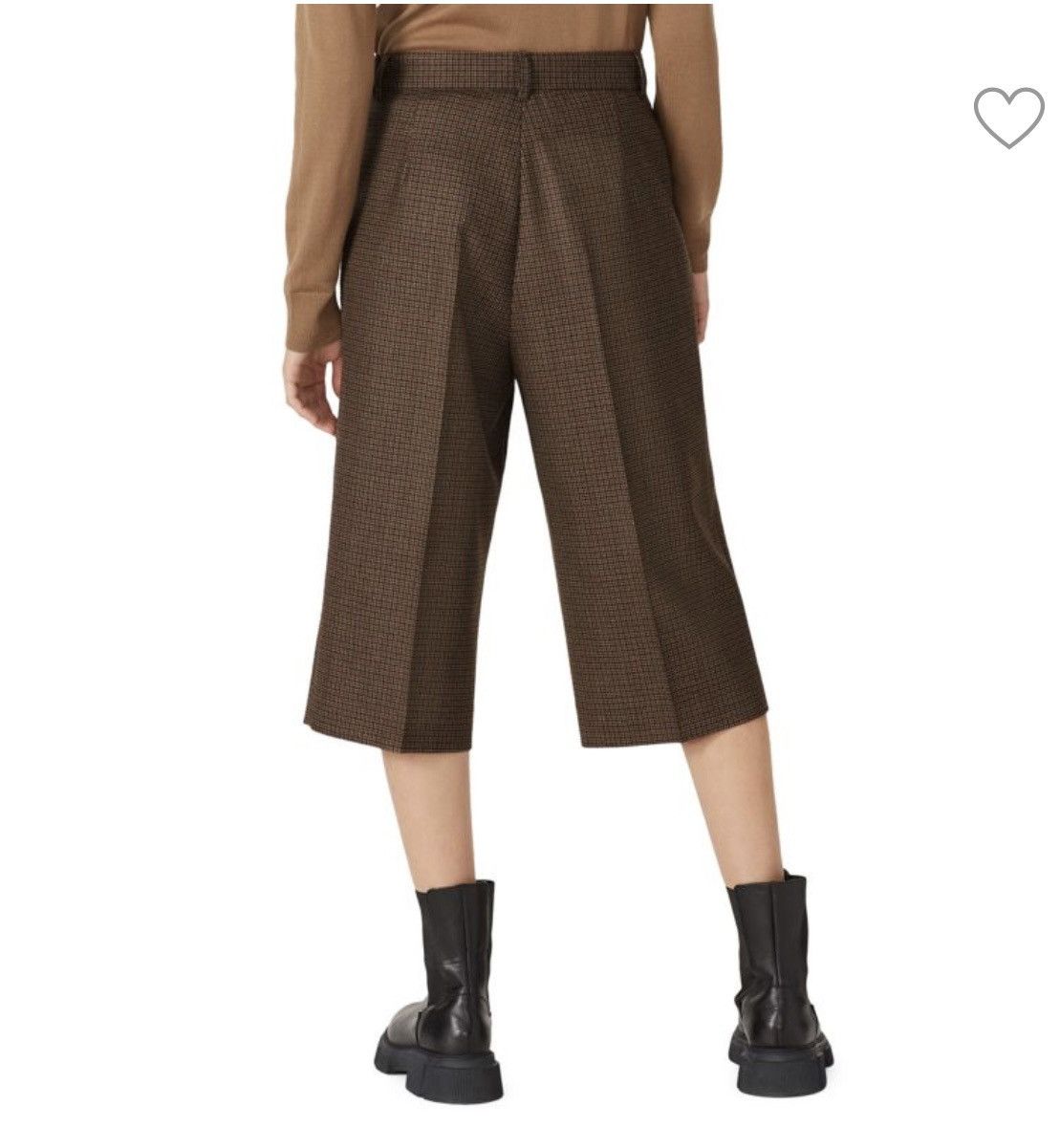 Maison Margiela Wool Plaid Culottes Size 25" / US 0 / IT 36 - 3 Thumbnail