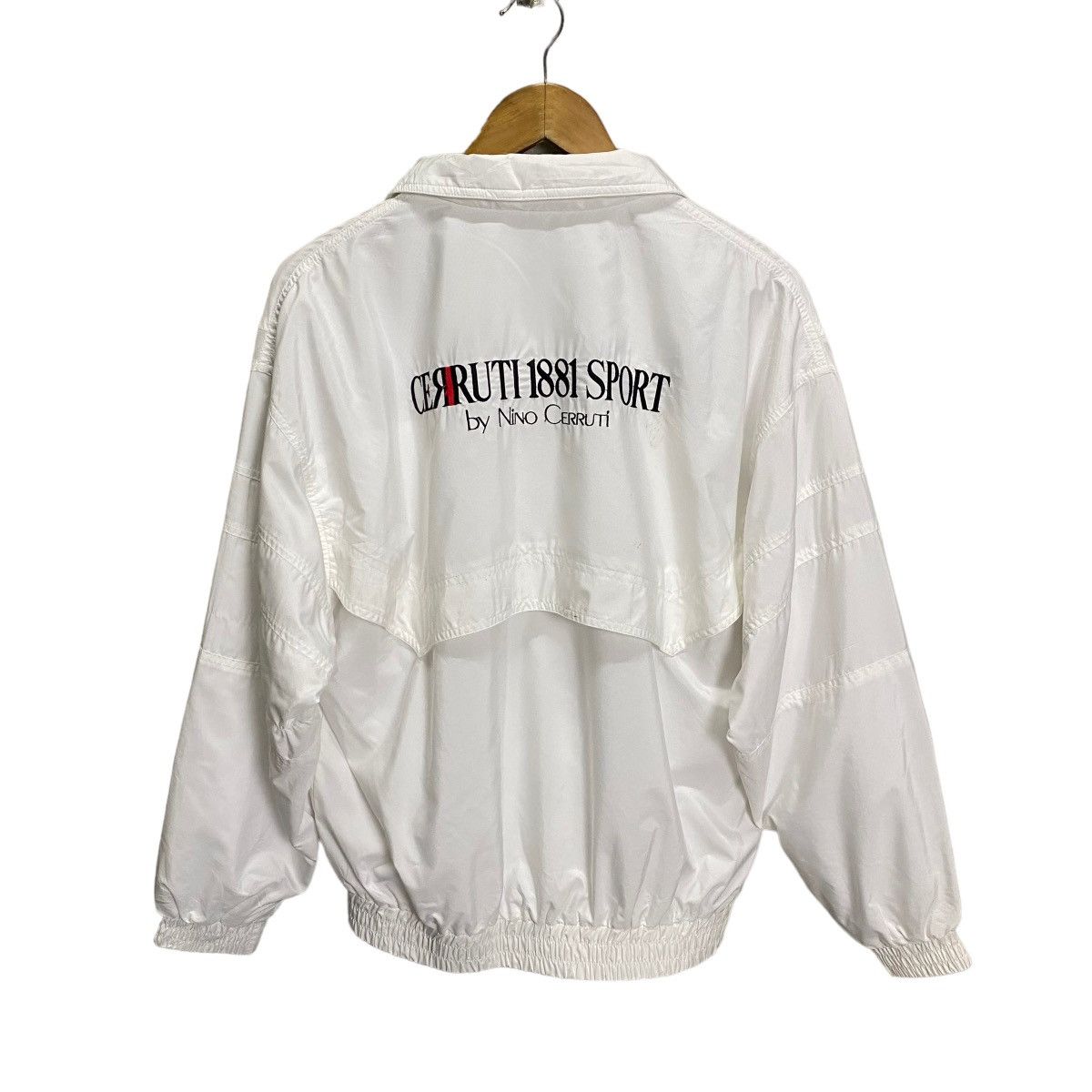 image of Cerruti 1881 x Vintage 80's Cerrutti 1881 Sport Light Zipper Jacket in White, Men's (Size Medium)