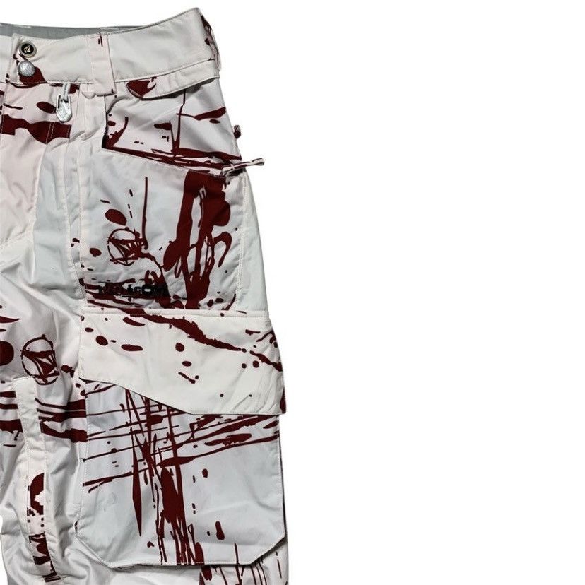 Japanese Brand VOLCOM MULTIPOCKET BONDAGE FLARED PAINTED FRIGID LGB STYLE Size US 32 / EU 48 - 2 Thumbnail