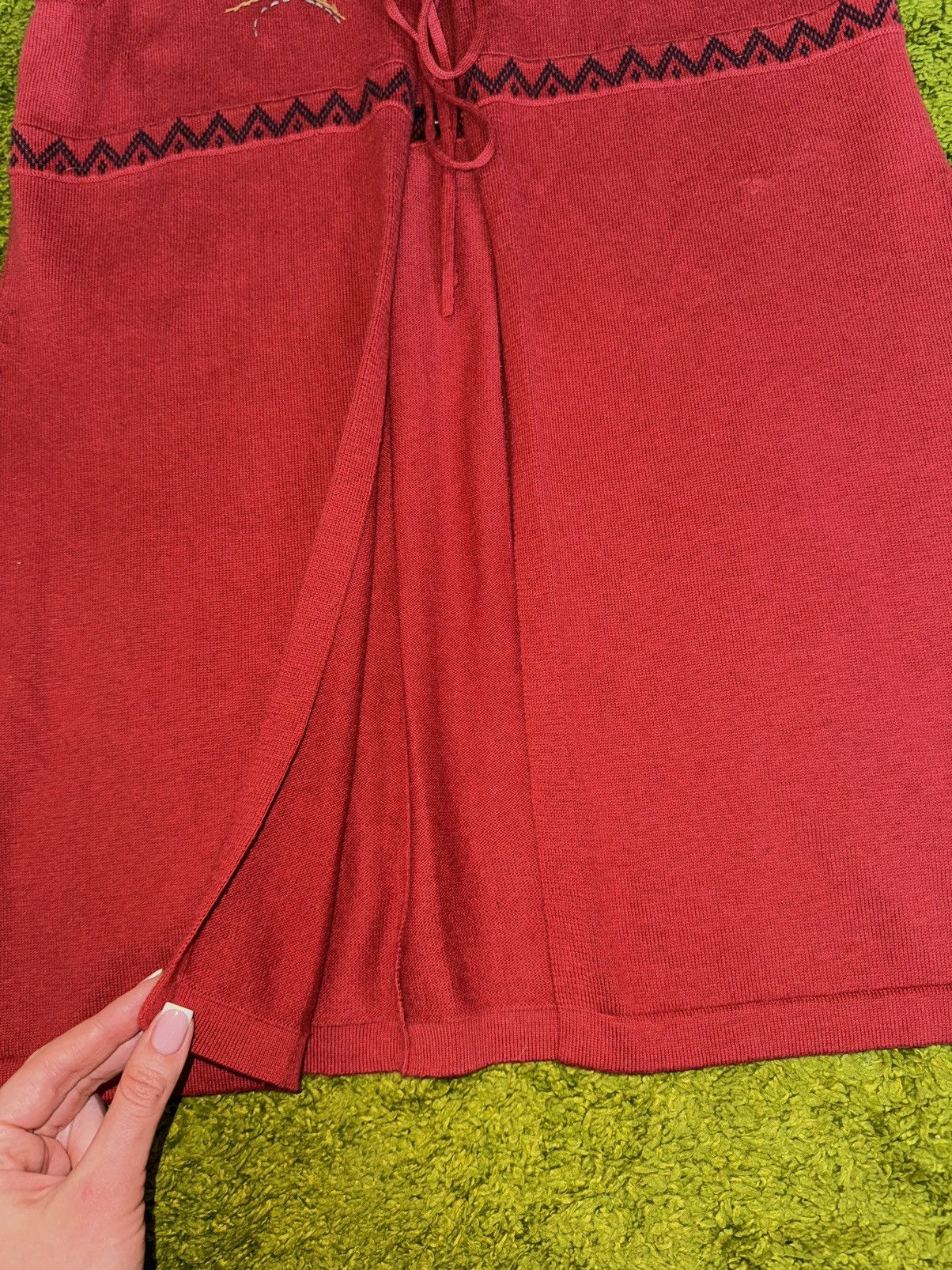 Designer × Gudrun Sjoden Gudrun Sjoden embroidered wool blend knit vest tunic Size M / US 6-8 / IT 42-44 - 4 Thumbnail