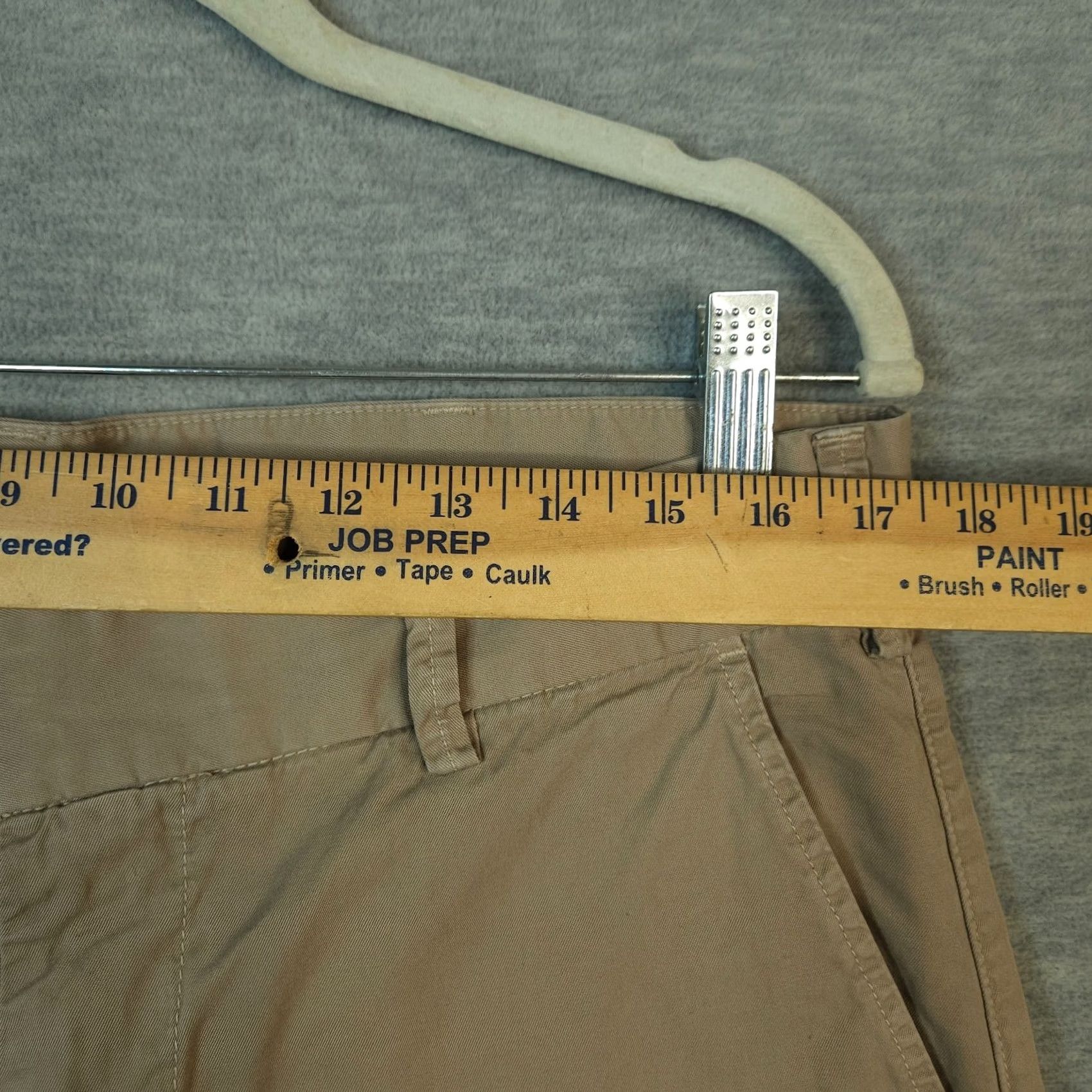 Vintage S.K.U Men’s Khaki Pants Straight Size 34 Cotton Casual Beige Regular Size US 34 / EU 50 - 2 Thumbnail