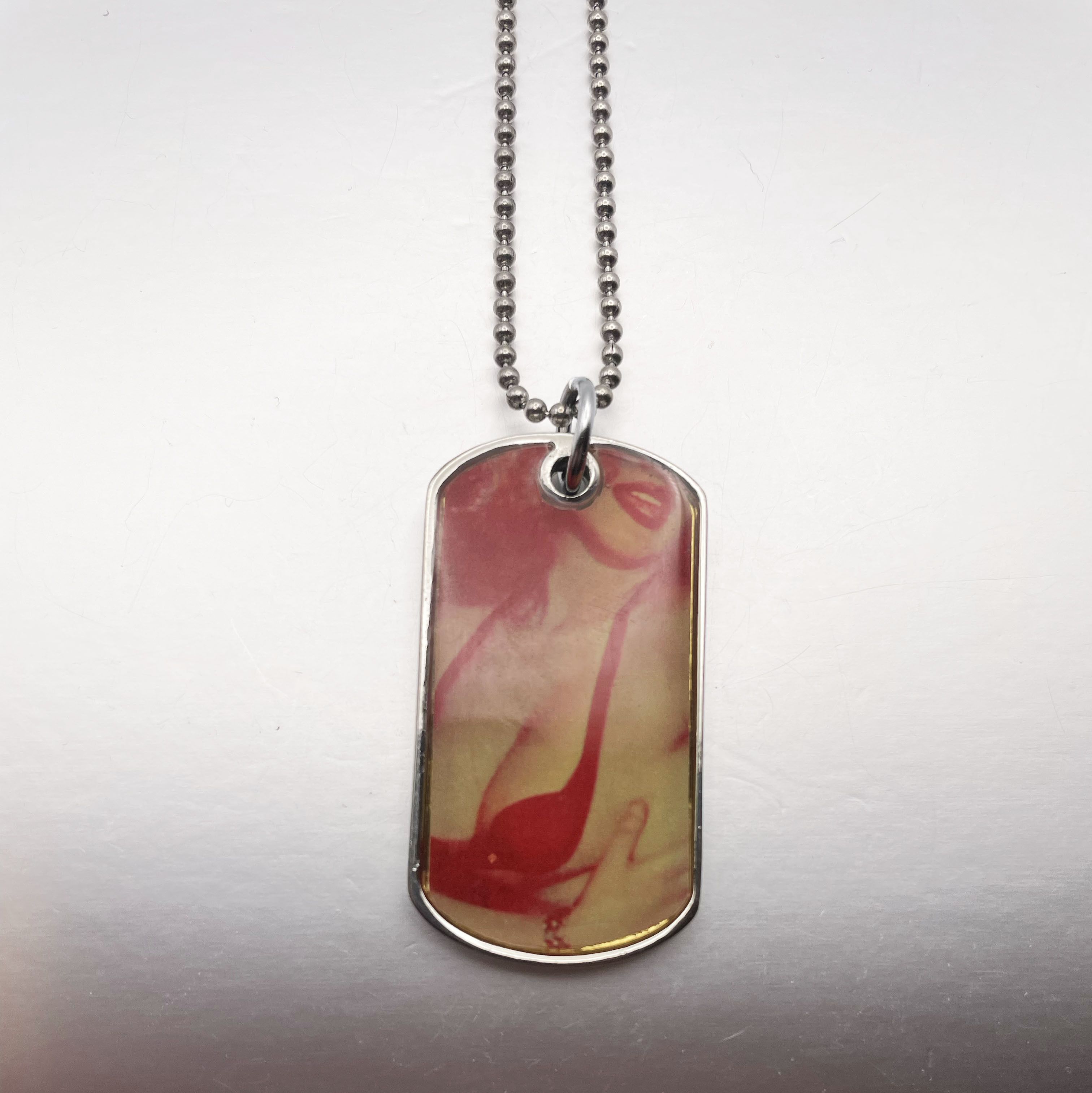 Vivienne Westwood Orb Dog Tag Necklace Size ONE SIZE - 4 Thumbnail