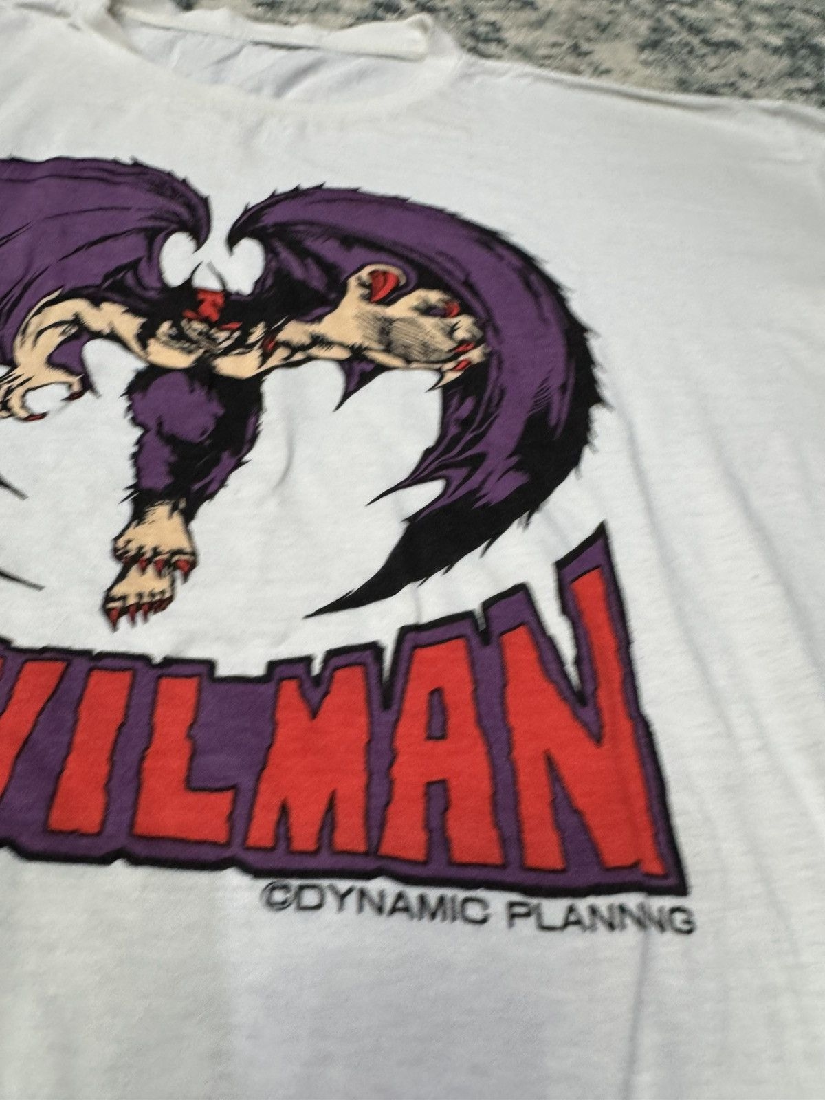 Anime × Cartoon Network × Japanese Brand VINTAGE DEVILMAN BIG PRINT SHIRT Size US L / EU 52-54 / 3 - 4 Thumbnail