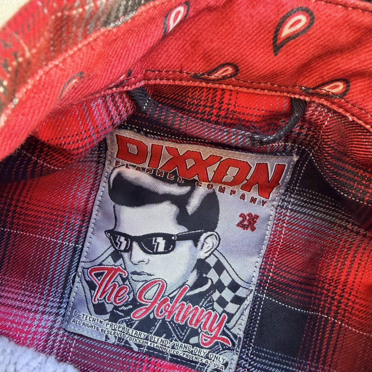 Dixxon Dixxon Flannel Jacket Shacket Mens 2XL Red Plaid Sherpa Size US XXL / EU 58 / 5 - 6 Thumbnail