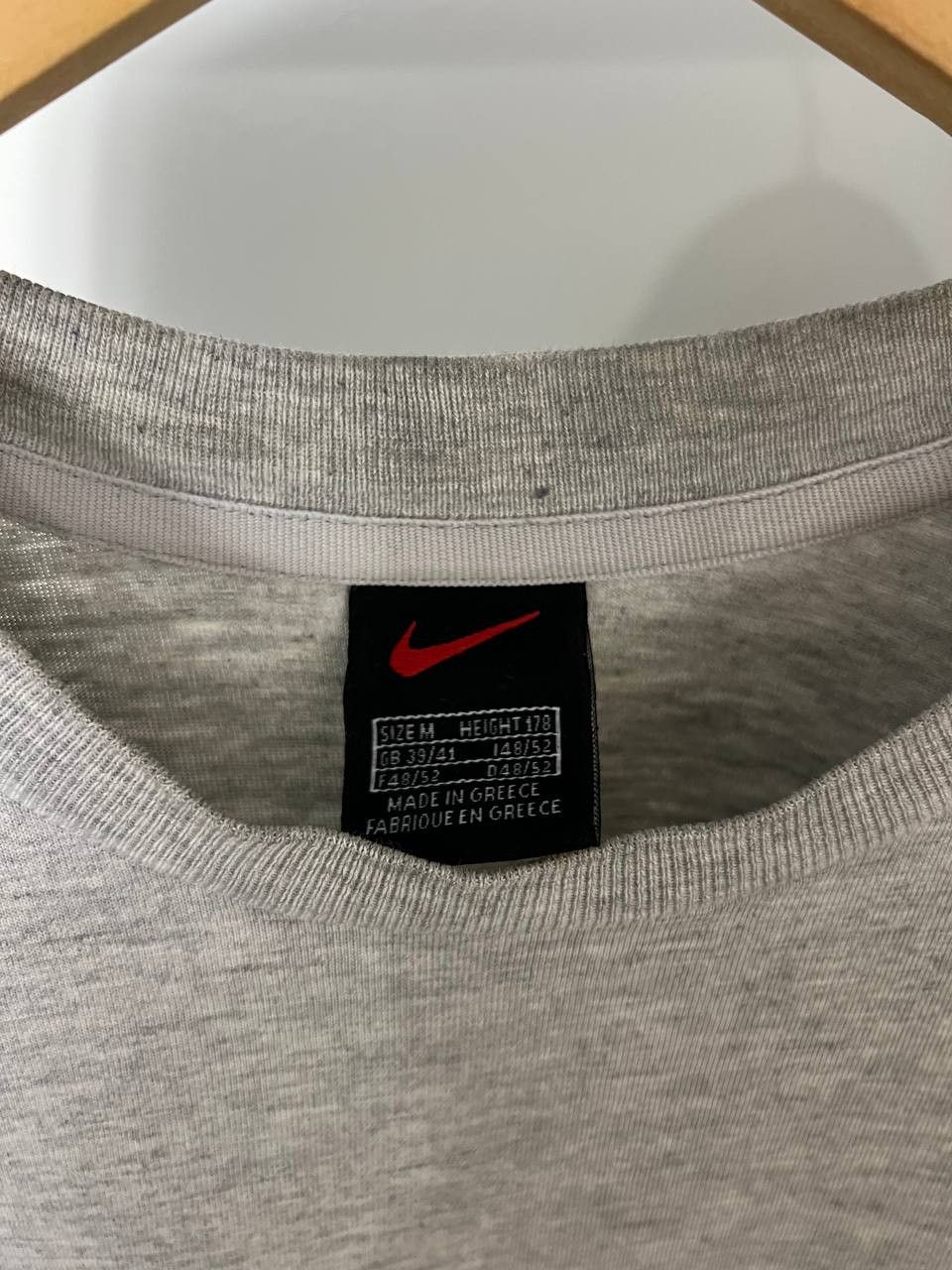 Nike VINTAGE NIKE CLASSIC RETRO DESIGNER T-SHIRT DRILL SWOOSH 90s Size US M / EU 48-50 / 2 - 6 Thumbnail