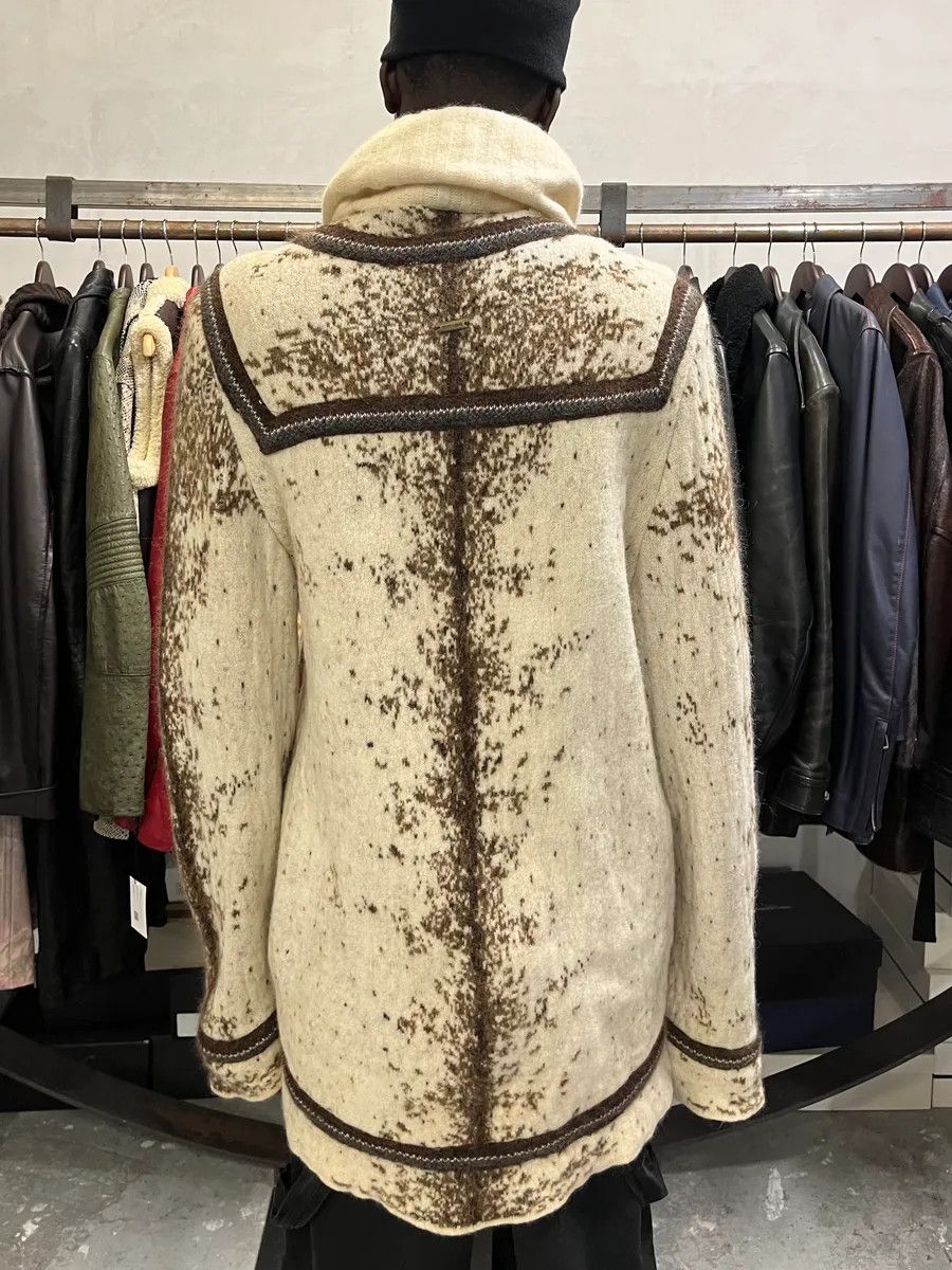 Roberto Cavalli FW1999 Roberto Cavalli Cow Print Fur Wool Jacket Size US L / EU 52-54 / 3 - 3 Thumbnail