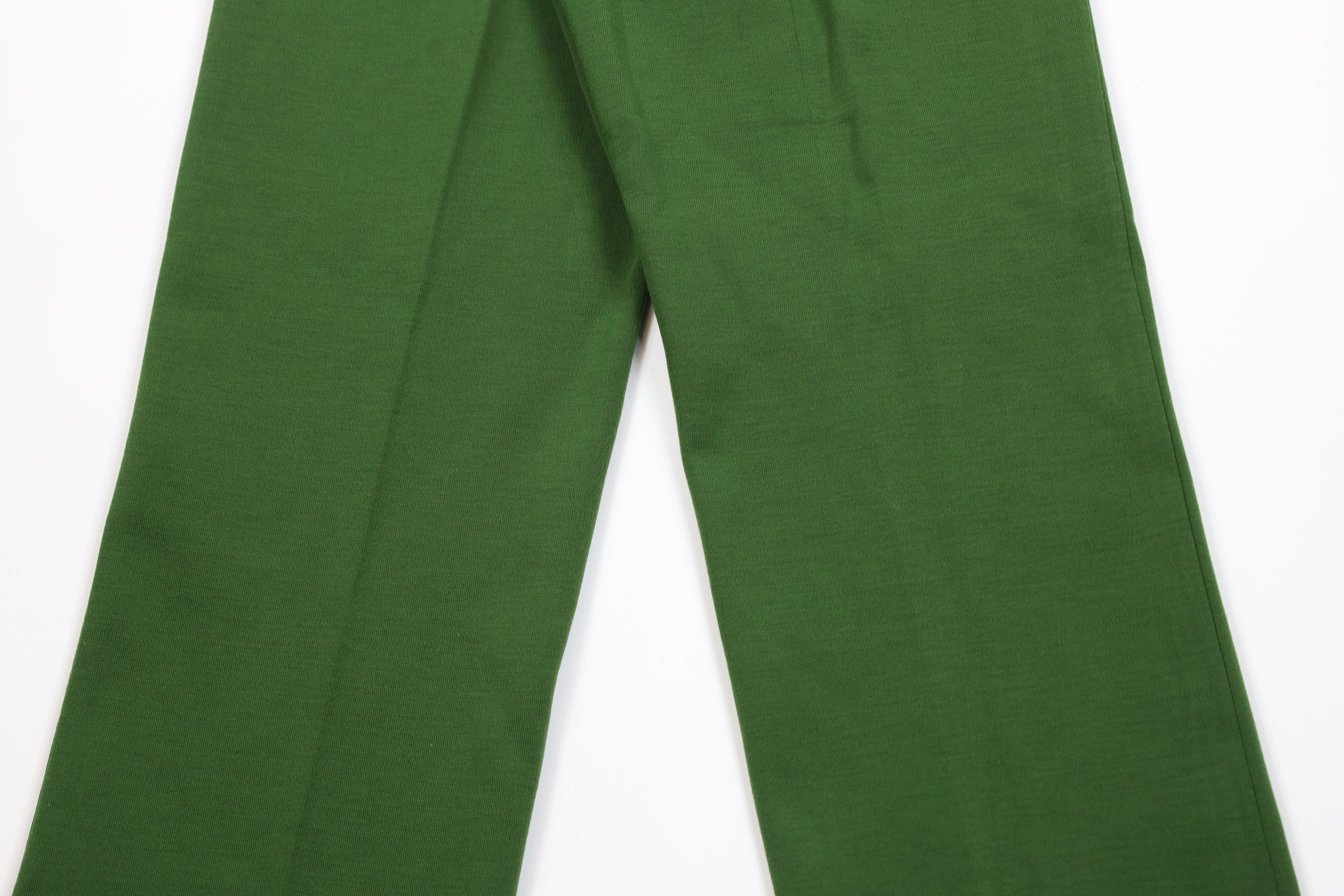 Vintage Deadstock Vintage 60s 70s Streetwear Knit Wide Leg Pants USA Size 34" / US 12 / IT 48 - 9 Thumbnail