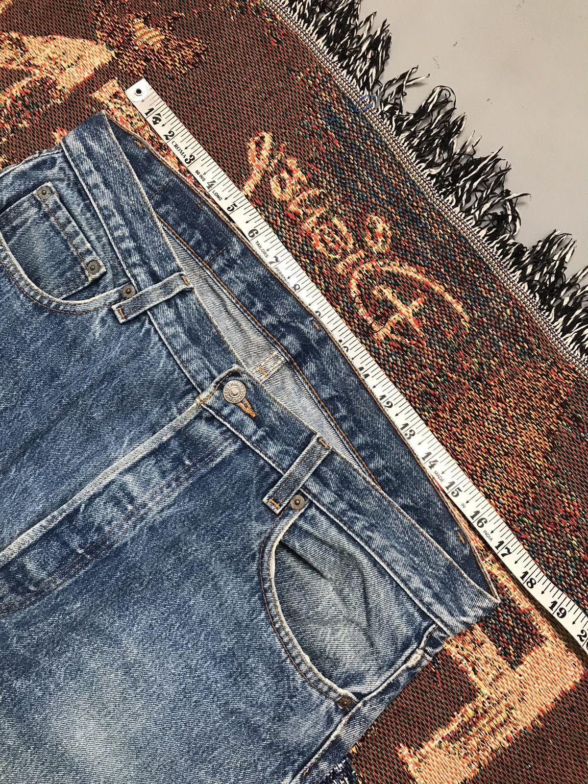 Levi's Vintage Levi’s reworked 501 denim Size US 36 / EU 52 - 7 Thumbnail