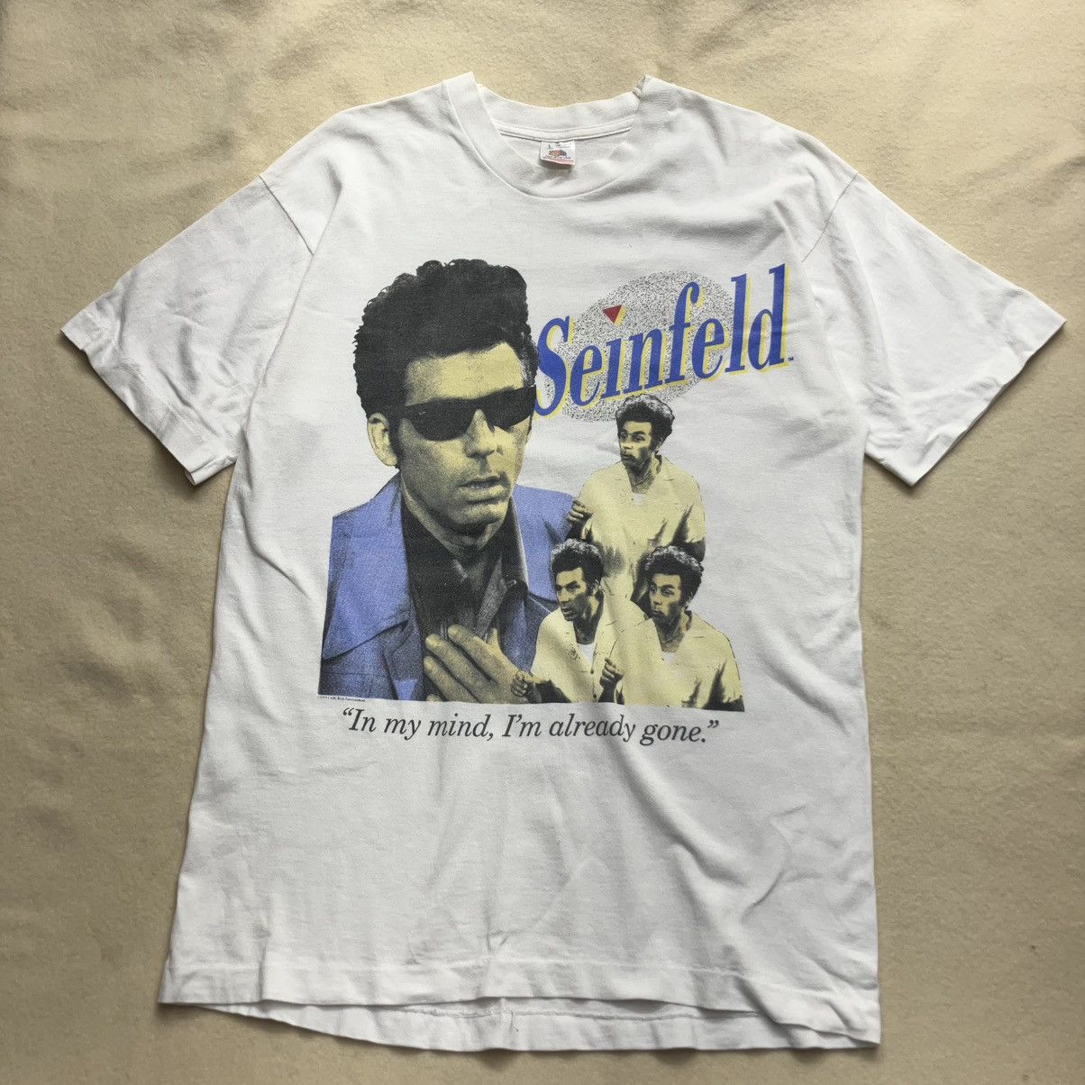 Vintage 1993 kramer in my mind im already gone tee shirt seinfeld Size US L / EU 52-54 / 3 - 2 Thumbnail