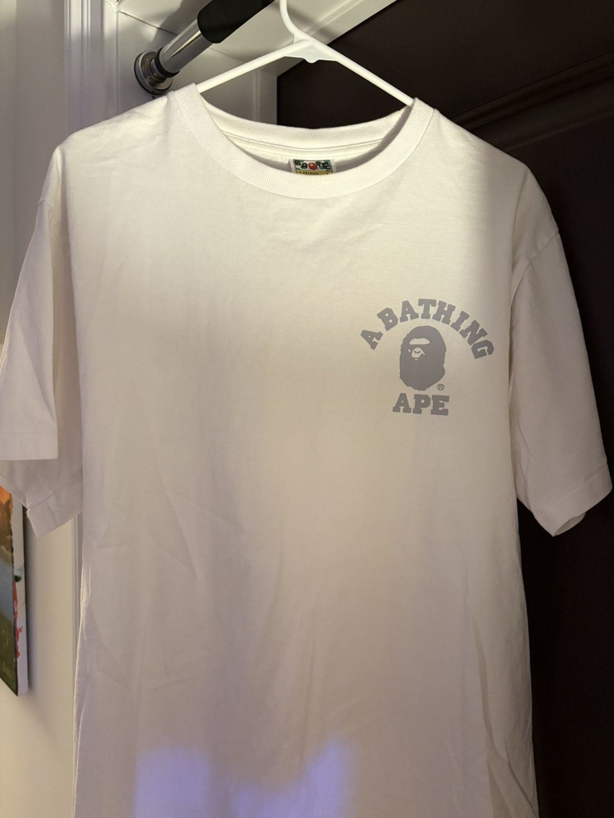 Bape 2023 BAPE Honeycomb ATS Tee White L – Miami Design District Size US L / EU 52-54 / 3 - 1 Thumbnail